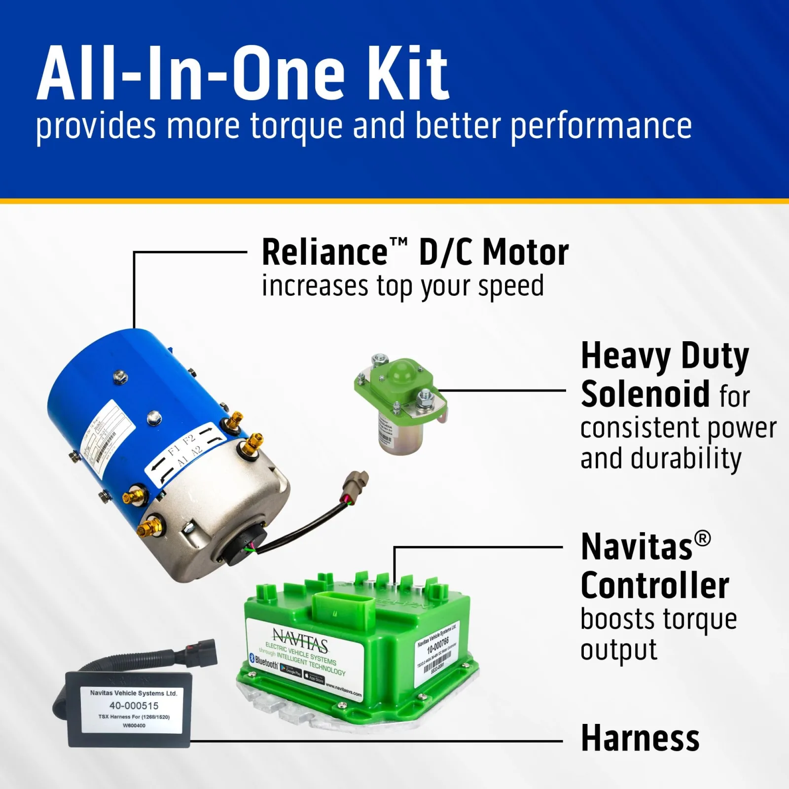 Reliance 25-611 DC Performance Kit for Yamaha G29/Drive2 image 2
