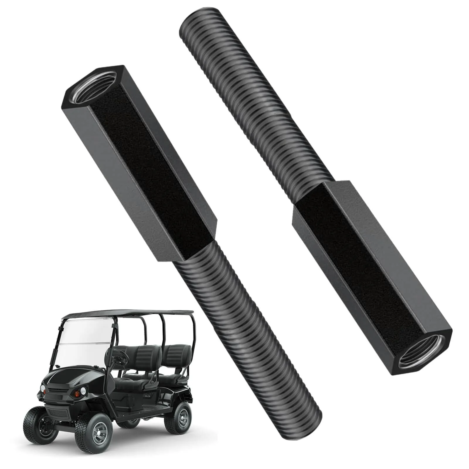 LEAPGOMAX Golf Cart Shock Extension Rods M10 x 1.25