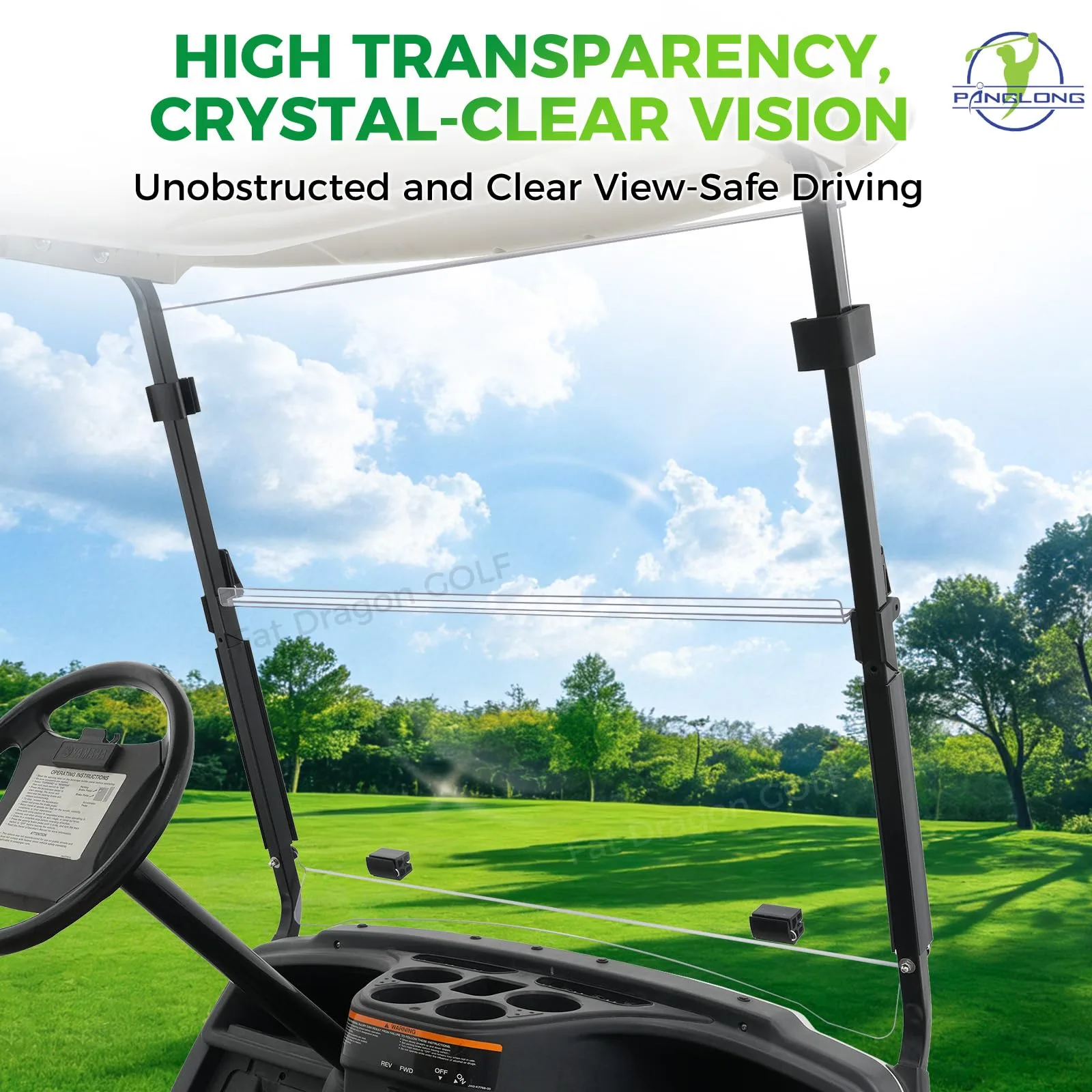 Panglong FDG-193 Windshield for Yamaha Drive/G29 image 2