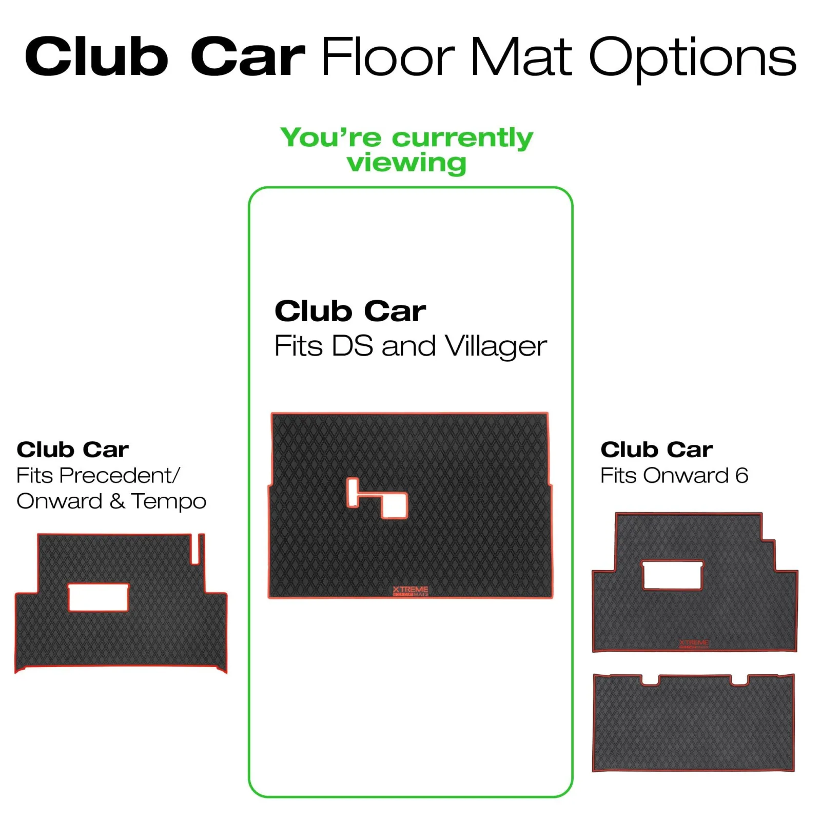 Xtreme GCM23 Floor Mat for Club Car DS and Villager image 2