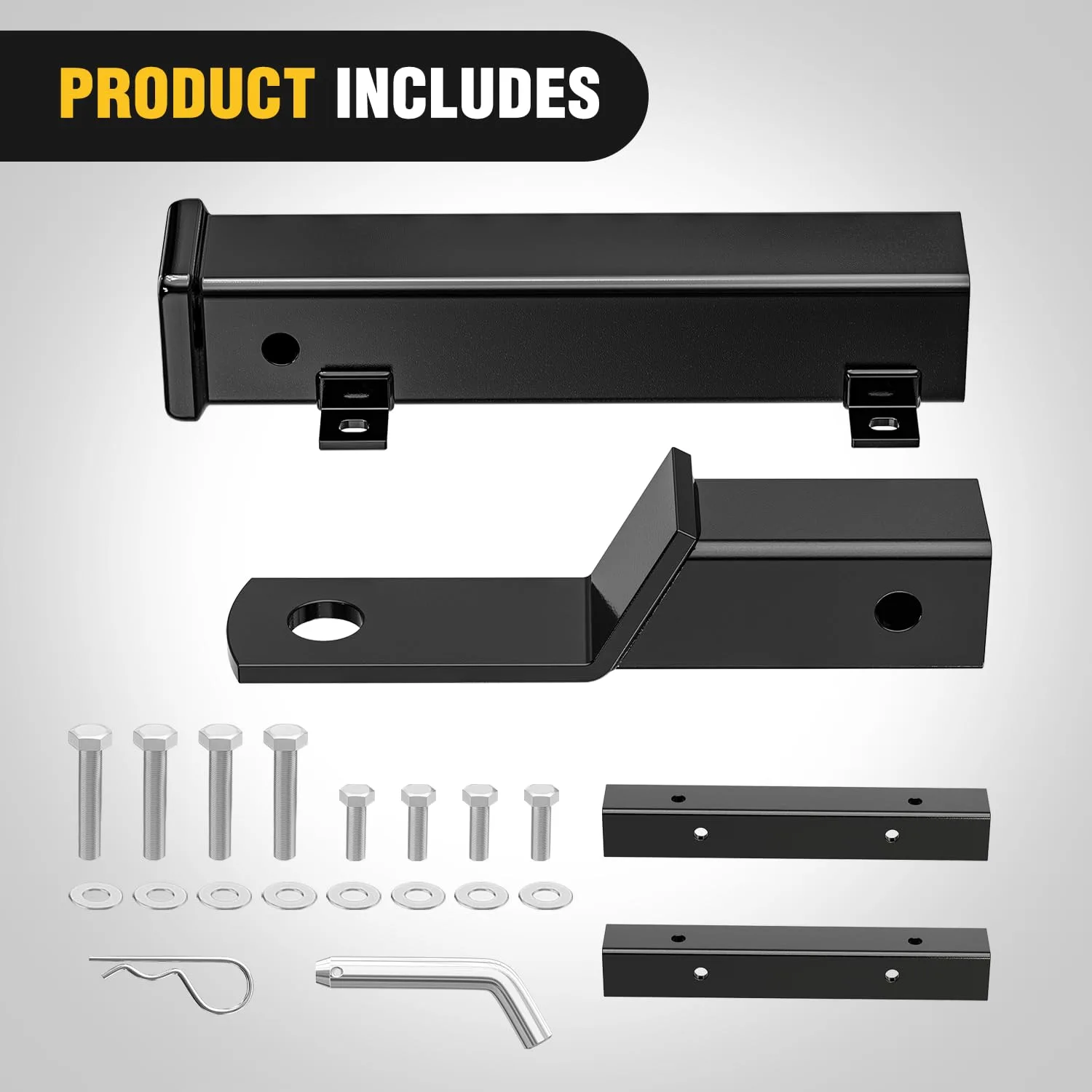 Nilight 2" Receiver Trailer Hitch for Golf Carts — MPN 92225B image 4