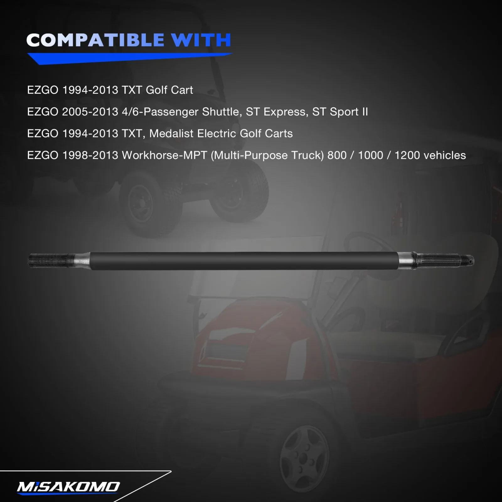 Misakomo E-Z-GO TXT Rear Axle Bearing Seal Kit image 4