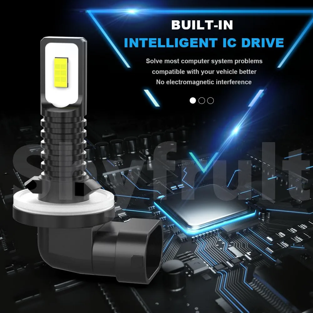 Shyfrult LED Fog Light Bulbs for E-Z-GO and Club Car image 4