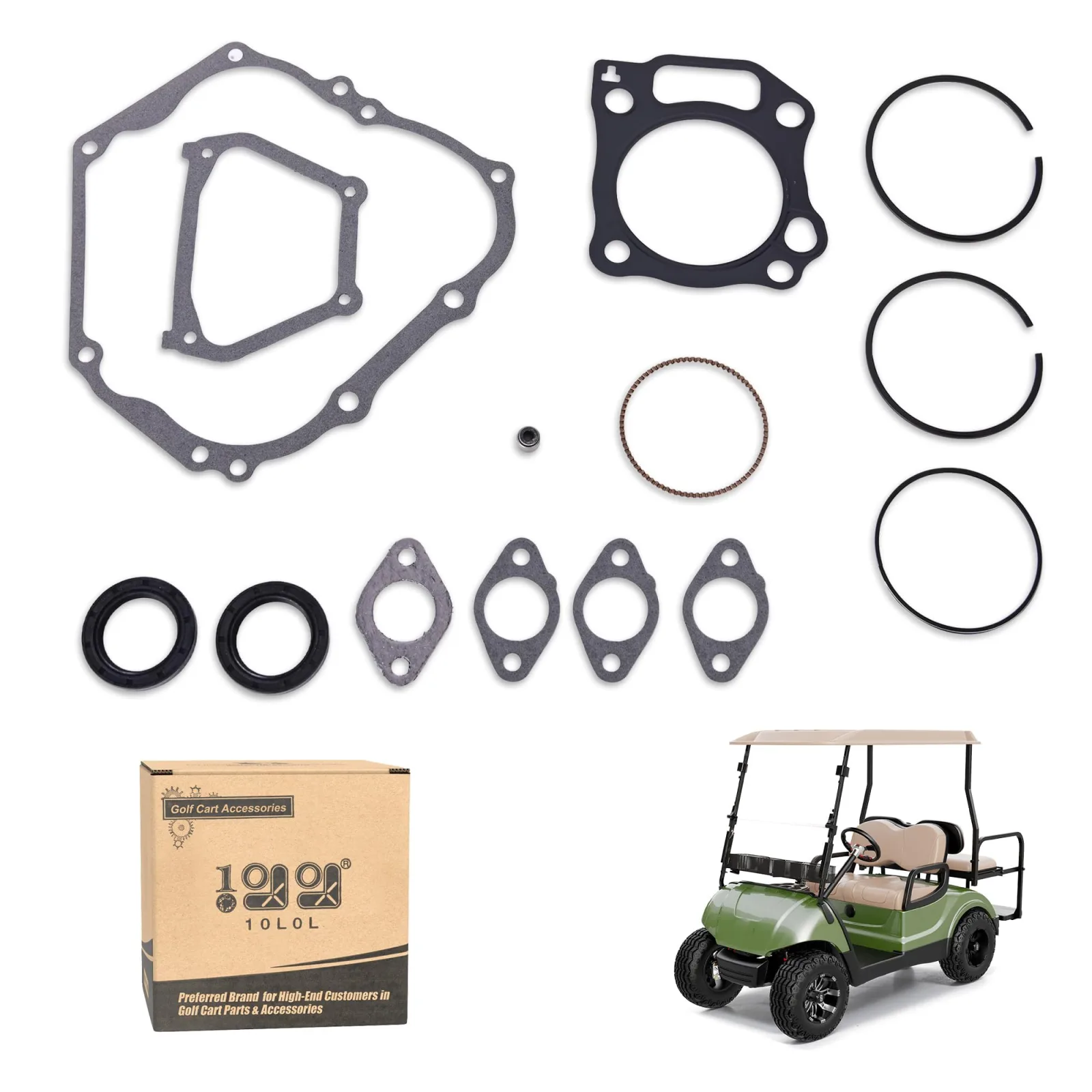 10L0L Engine Gasket Rebuild Kit for Yamaha G11 G16 G20