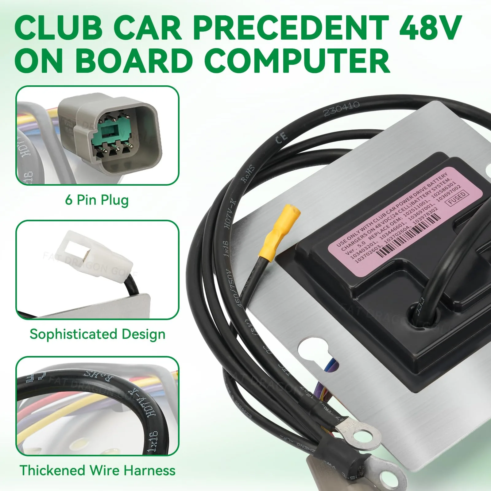 Panglong FDG-152 OBC for Club Car Precedent 48V image 2