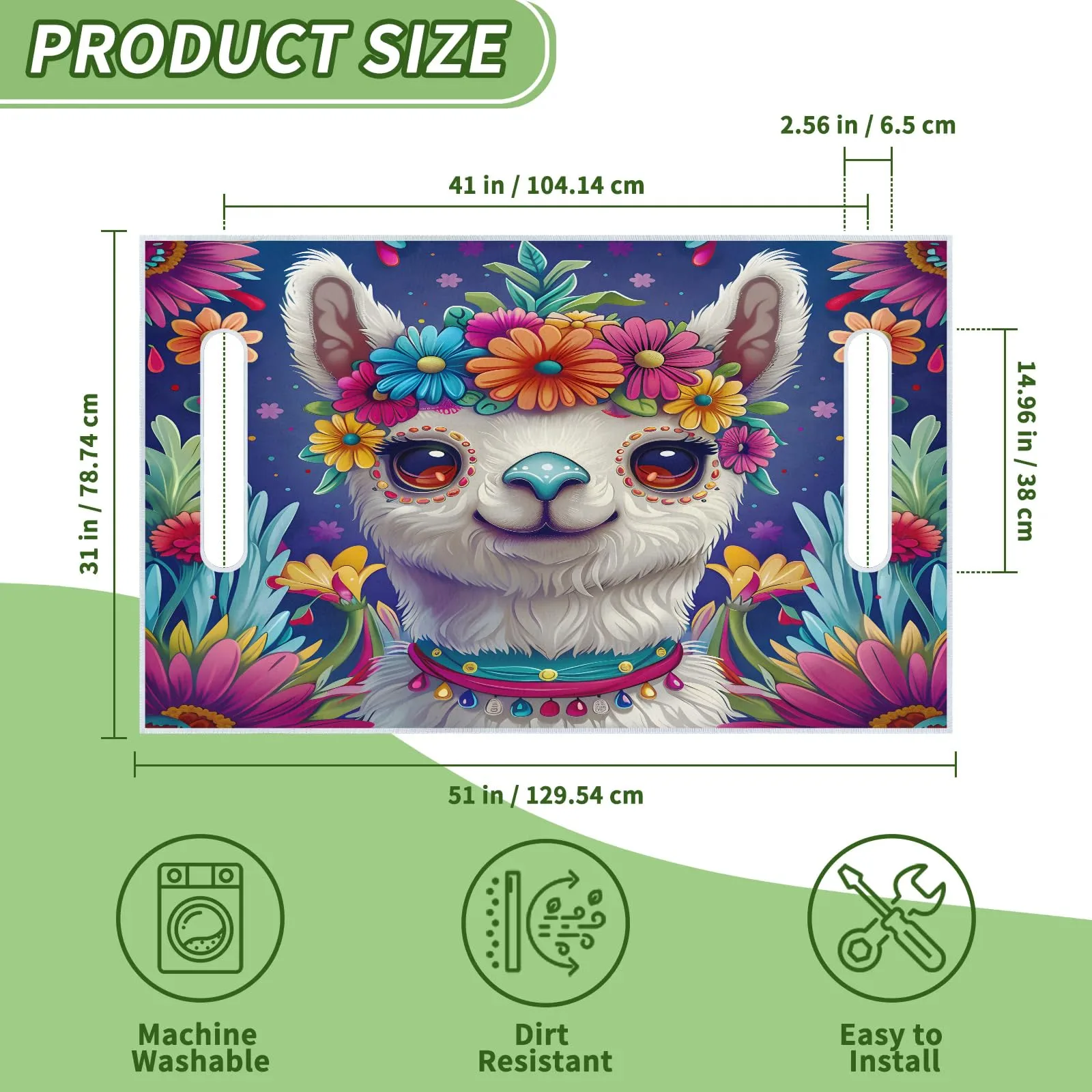 Tiveruda Golf Cart Seat Cover for Double Seats image 2