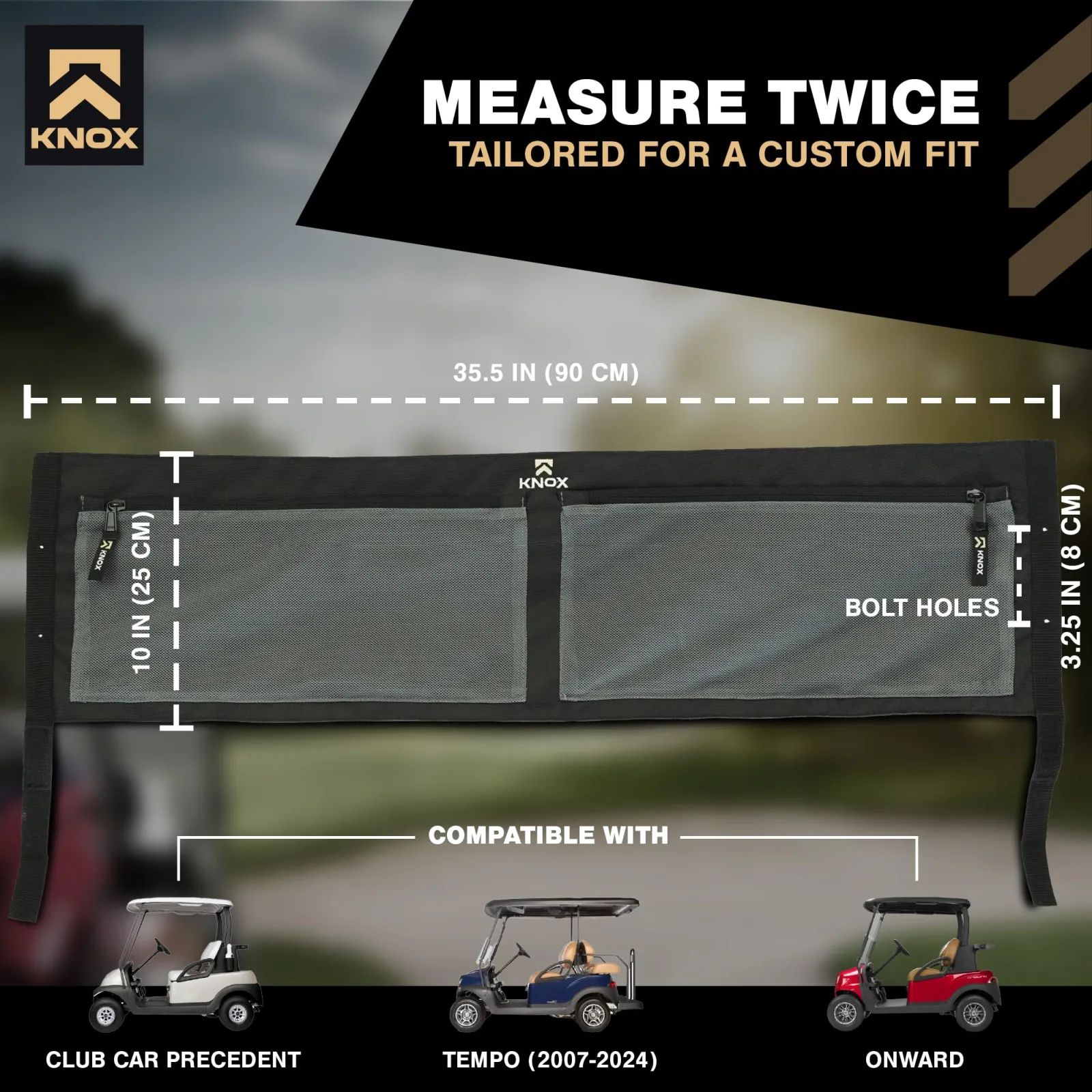 KNOX KNB010 Overhead Storage Bag for Club Car Golf Carts image 2