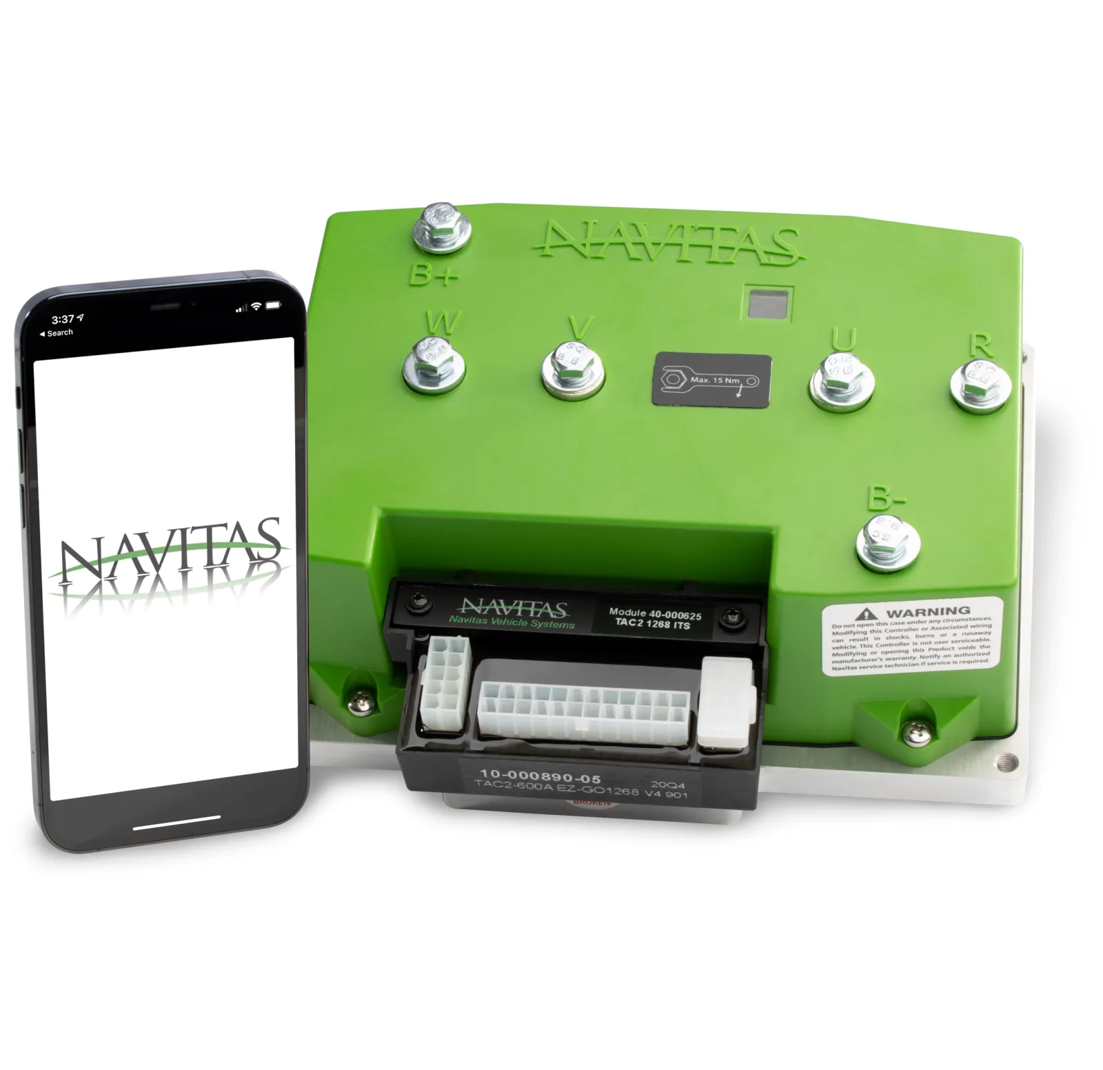MODZ Navitas TAC2 5 kW DC-to-AC Conversion Kit with 600A Controller for E-Z-GO S4/L6/MPT image 2