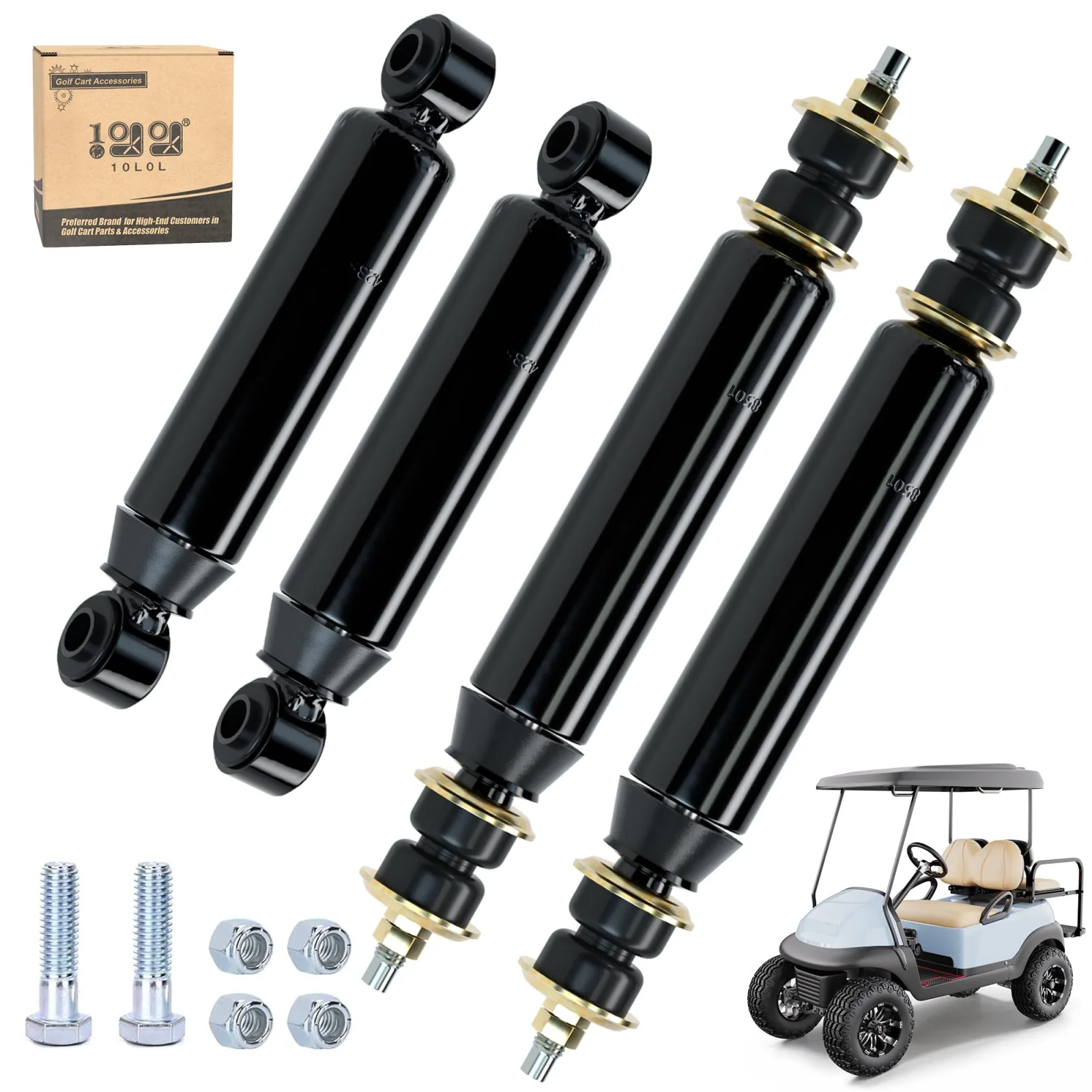 10L0L Club Car DS & Precedent Front Rear Shock Kit