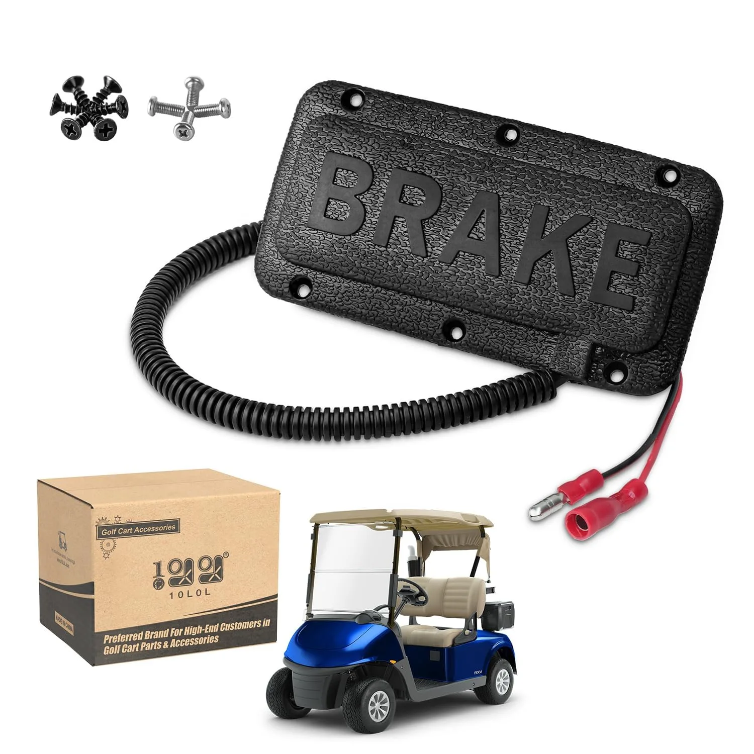10L0L Golf Cart Brake Light Switch Pad