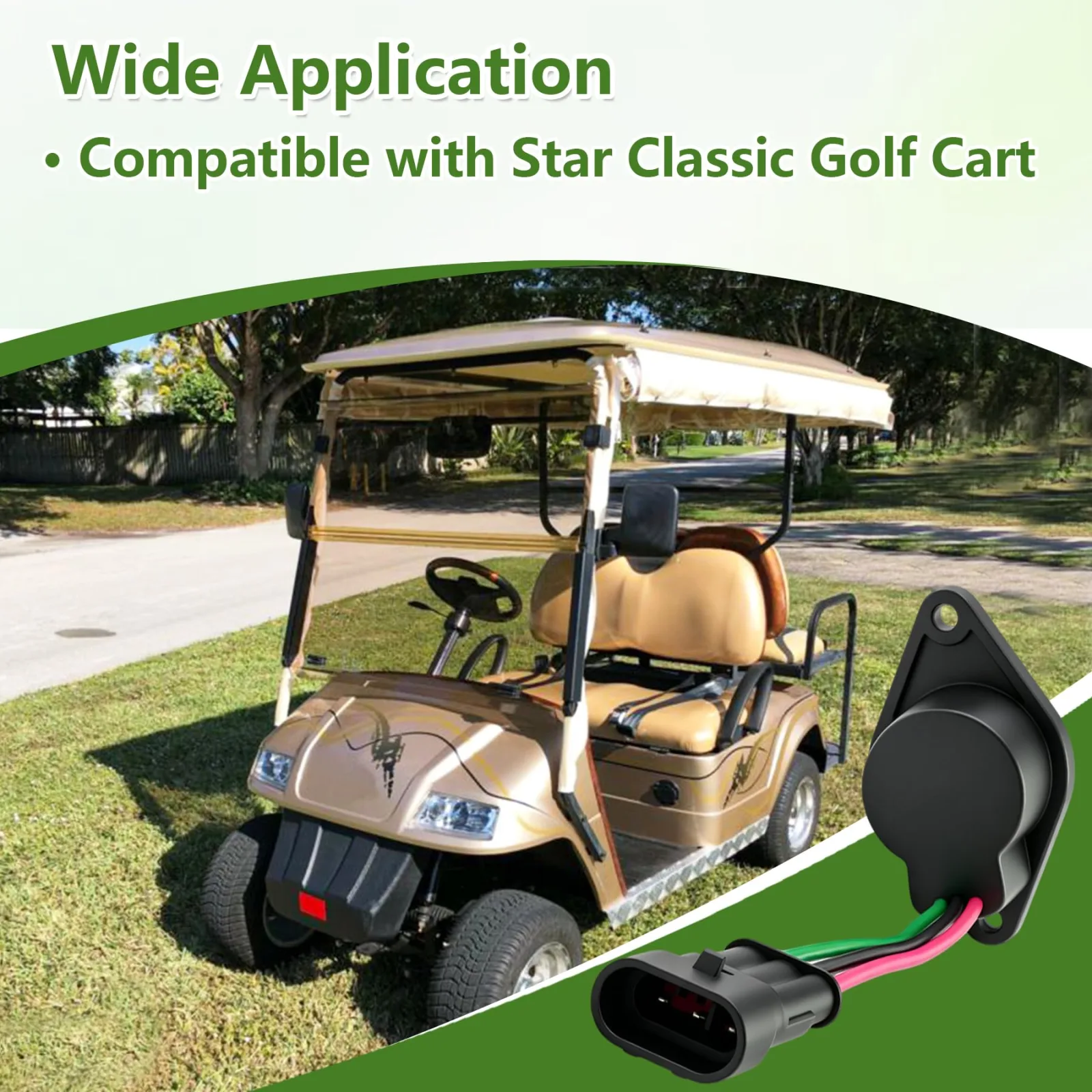 MHAEDWV 2MO220 Speed Sensor for Star Classic Golf Cart image 3