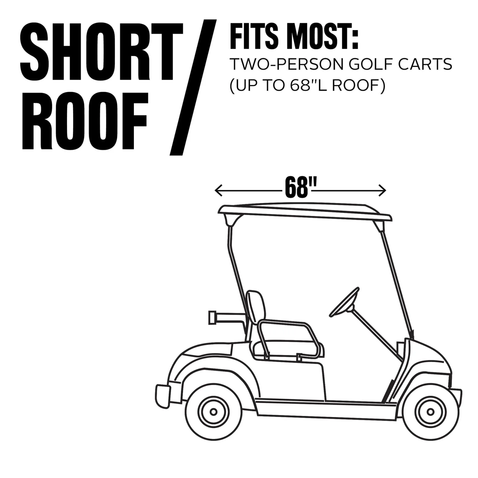 Classic Accessories Fairway Deluxe Golf Cart Enclosure - 40-054-330401-00 image 2