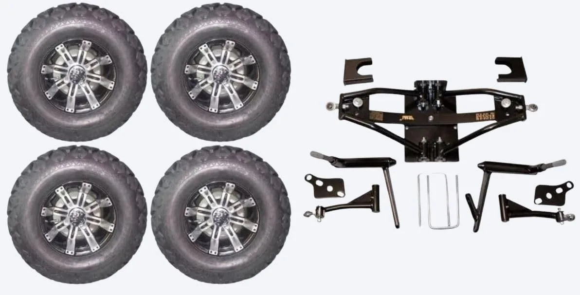 3G 6-Inch Lift Kit with Wheels and Tires for Club Car DS