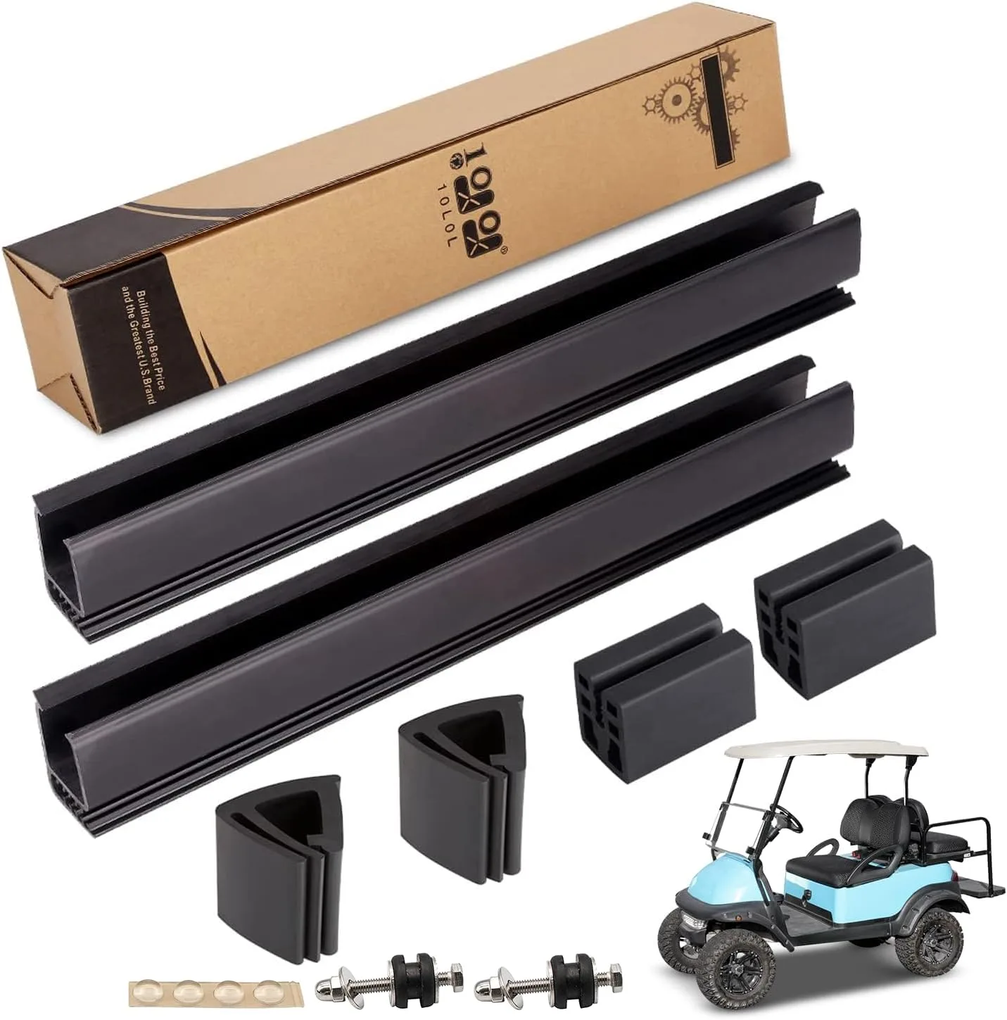 10L0L Club Car Windshield Mounting Clip Kit