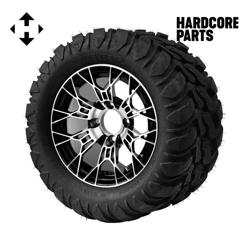 Hardcore Parts 4" Double A-Arm Lift Kit with 12" Tarantula Wheels for Club Car Precedent - LKW-PR04-D12AL75T09 image 4