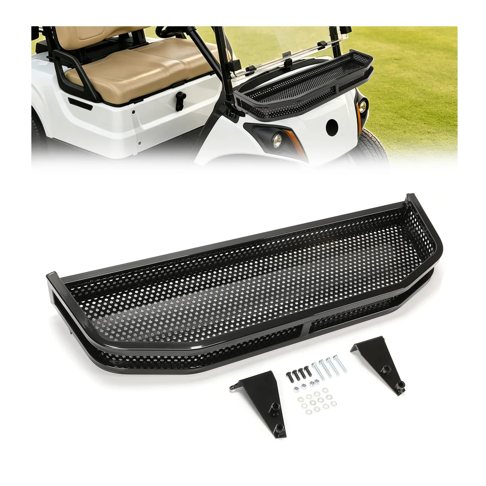 ECOTRIC Front Cargo Basket for Yamaha Drive 2