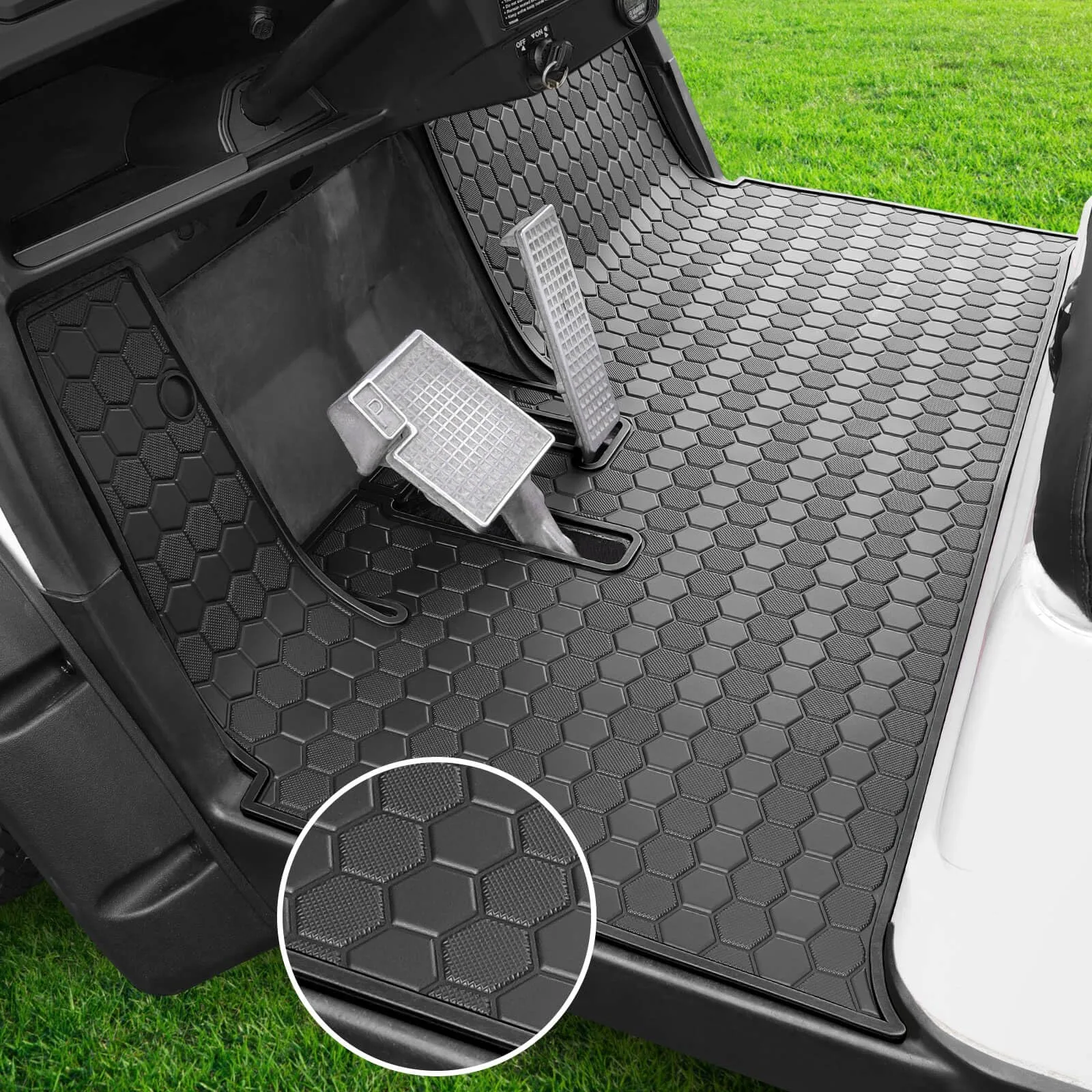 MOSNAI Floor Mat for Yamaha Drive2 Golf Carts 2017-2023