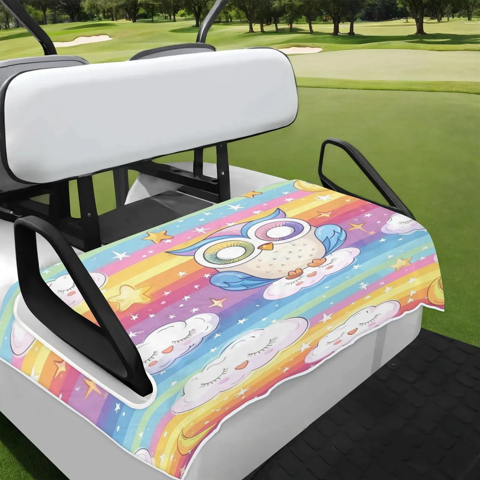 Tiveruda Golf Cart Seat Cover for Double Seats 51 x 31 in