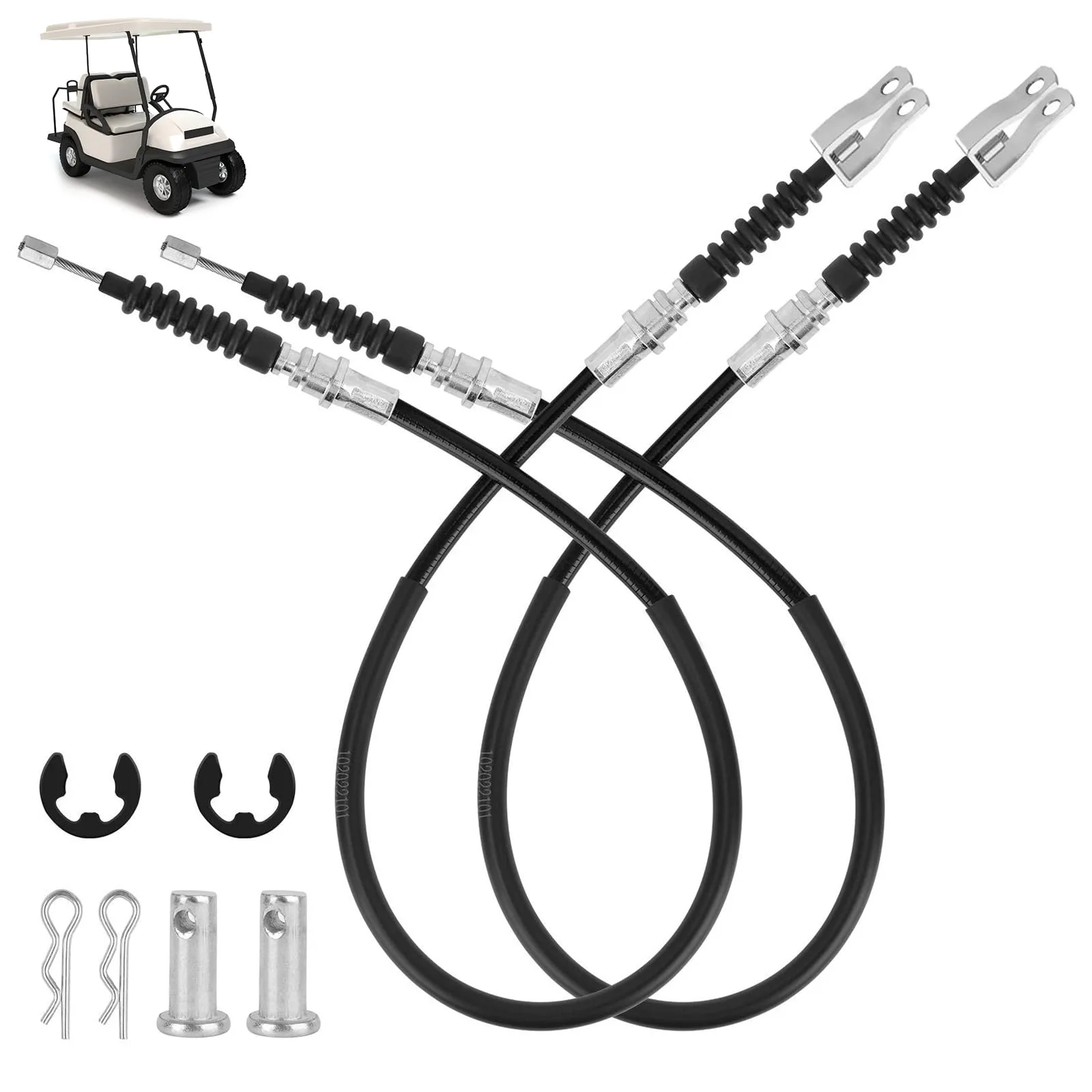 RO6G Club Car DS Brake Cable Kit 102022101 — 2000+ DS (Gas & Electric)