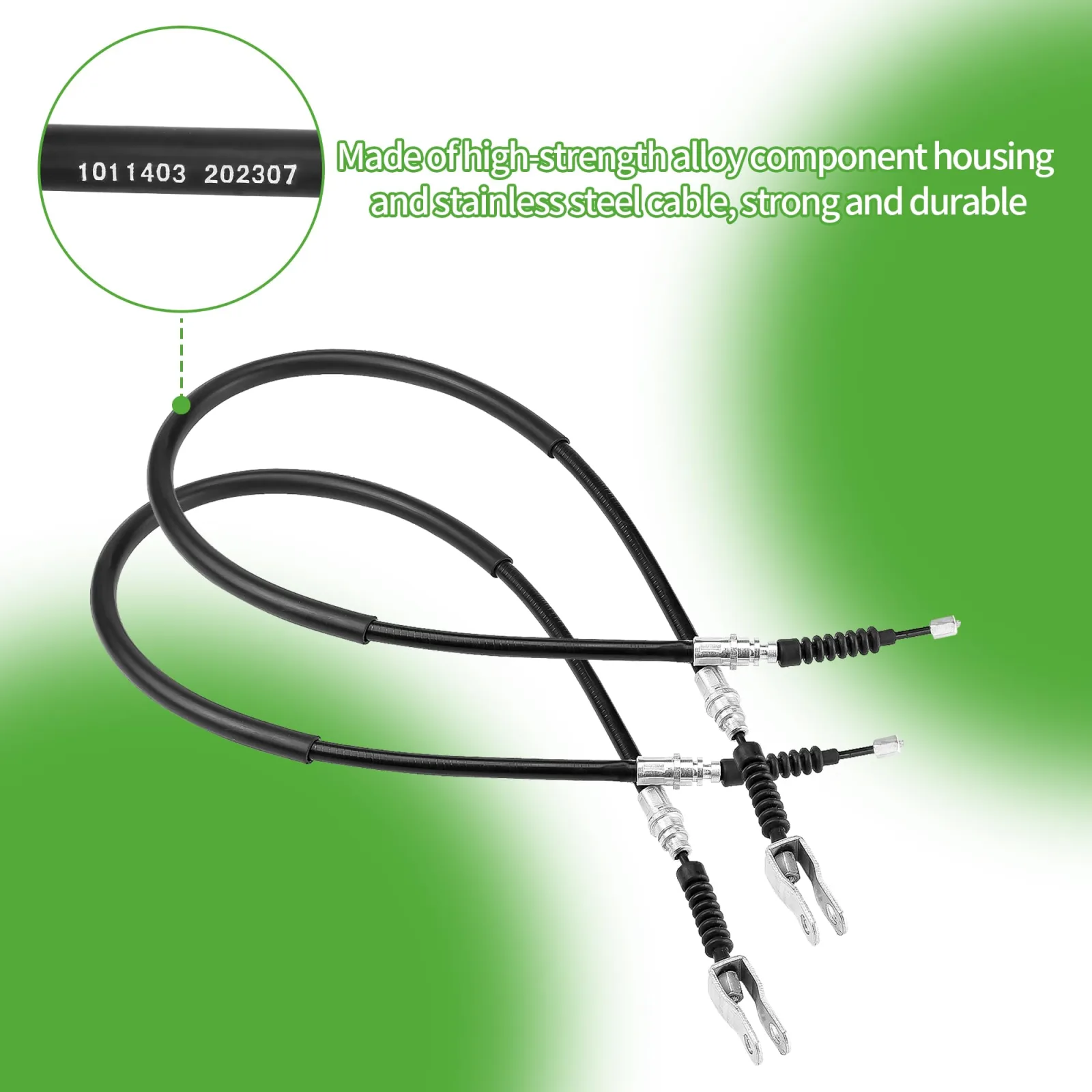 10L0L Brake Cable Set for Club Car DS 1981-1999 image 4
