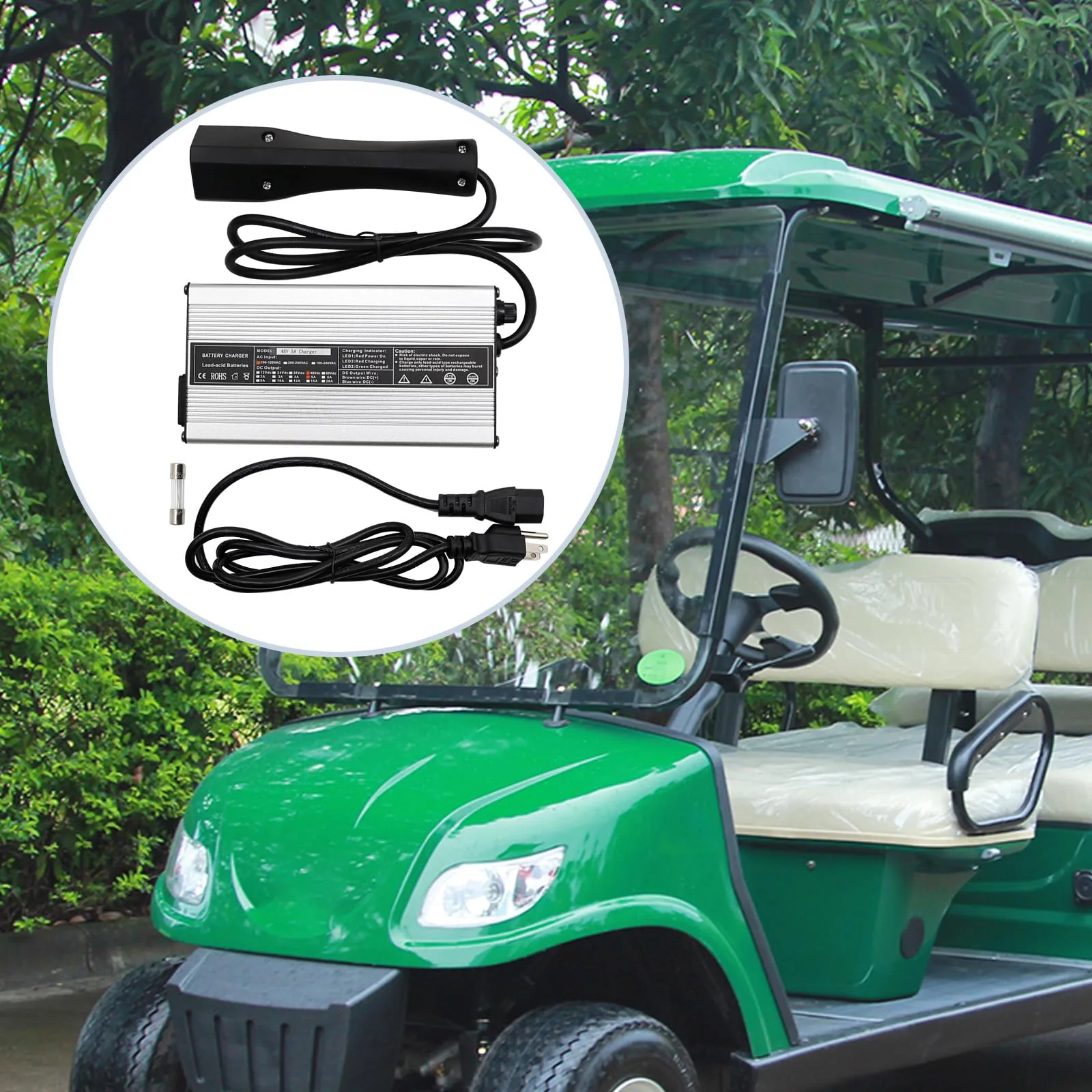 Saihisday 48V 5A Golf Cart Charger FNQCH00653 image 3