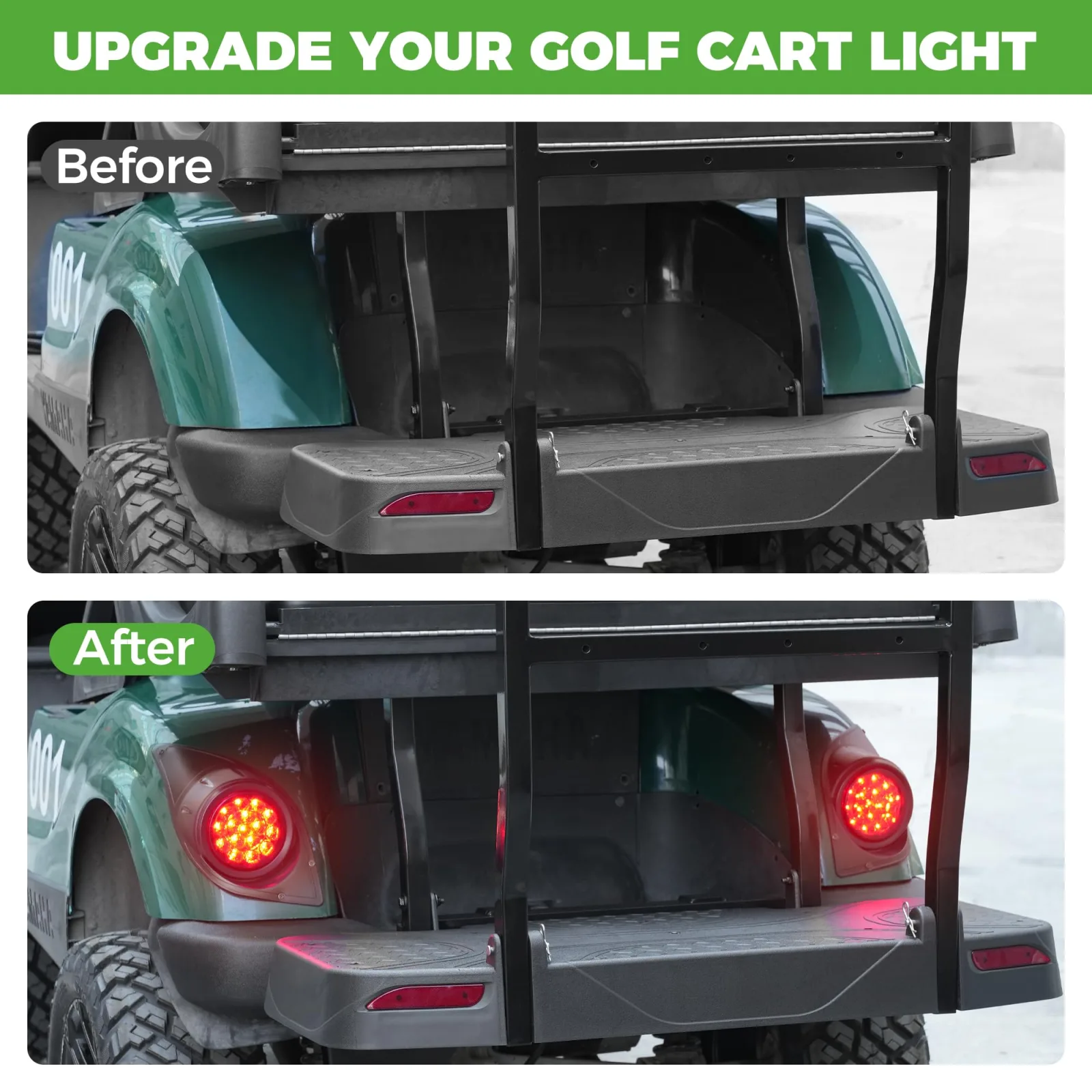 10L0L LED Tail Light Set for Yamaha G29/Drive 2007-2016 image 3