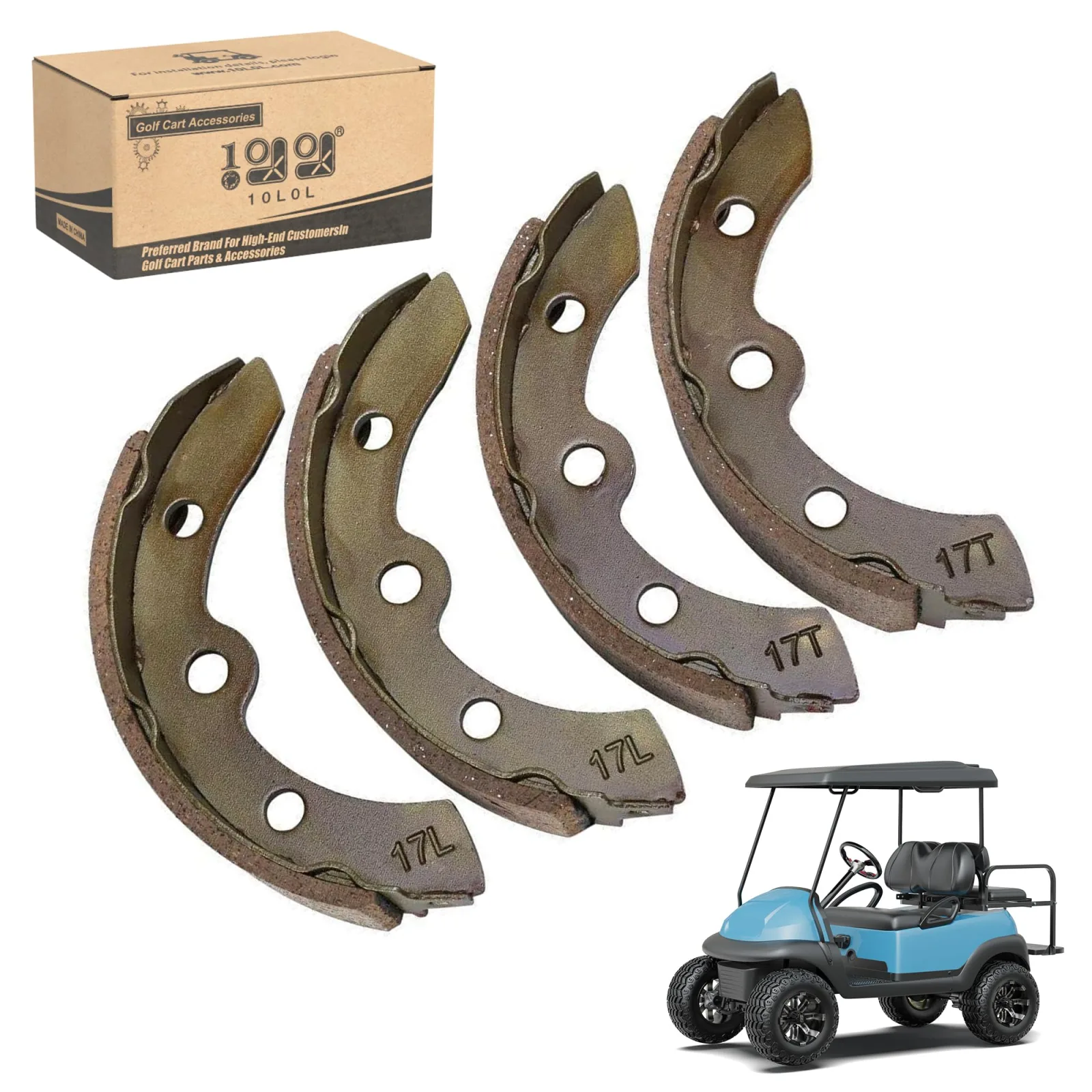 9.99WORLD MALL Golf Cart Brake Shoes 43235-35588