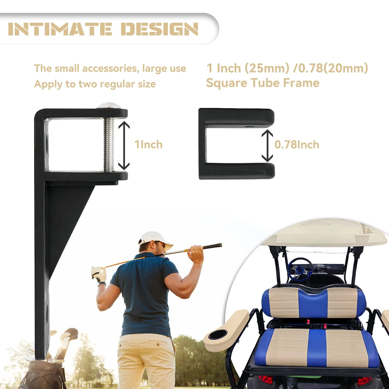 XUANYUDG0769 Golf Cart Armrest with Cup Holder image 4