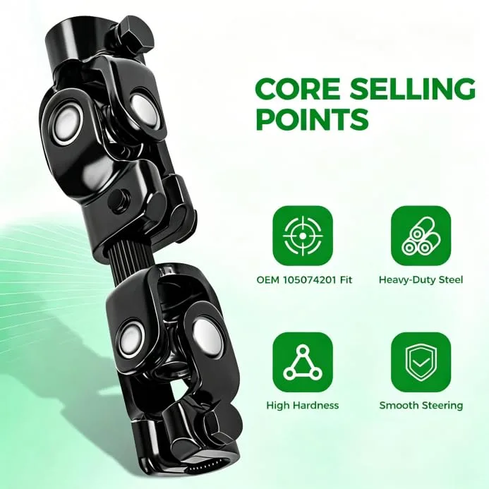 10L0L Steering Shaft Joint for Club Car Transporter Carryall image 4