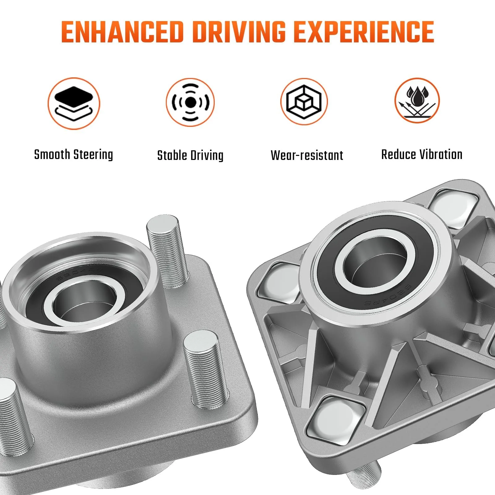 CLUBRALLY Front Wheel Hub Kit for Club Car DS, Precedent & Tempo image 4