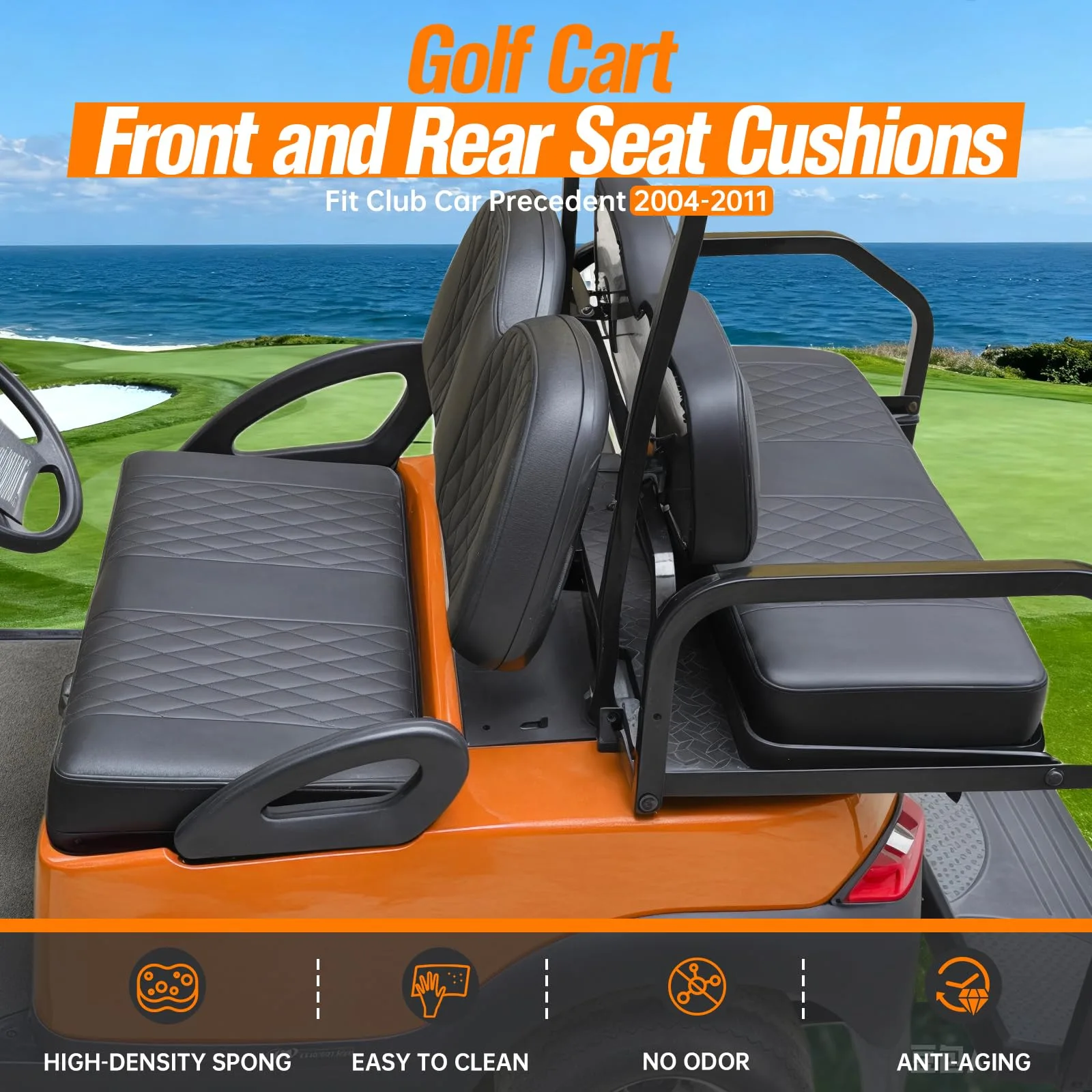 GODCTSUP Seat Cushion Kit for Club Car Precedent 2004-2011 image 2
