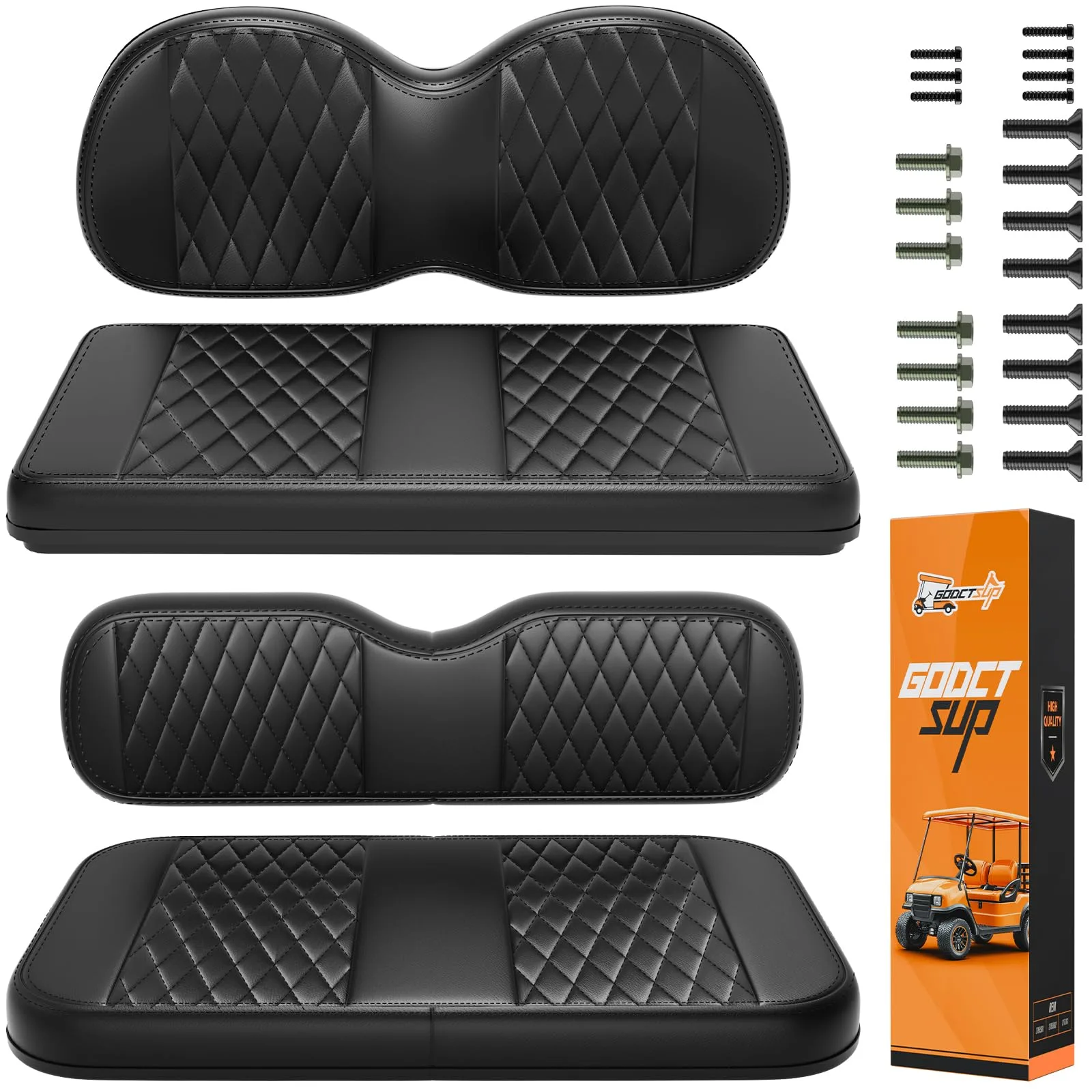 GODCTSUP Seat Cushion Kit for Club Car Precedent 2004-2011