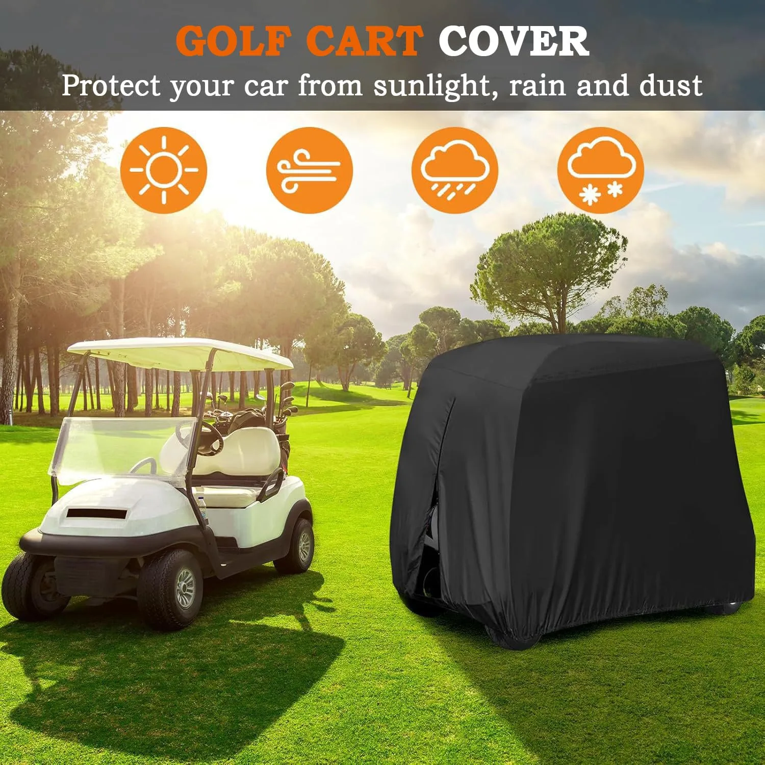 TQGIBCX Cover for Denago Rover XL6 6-Passenger Electric image 2