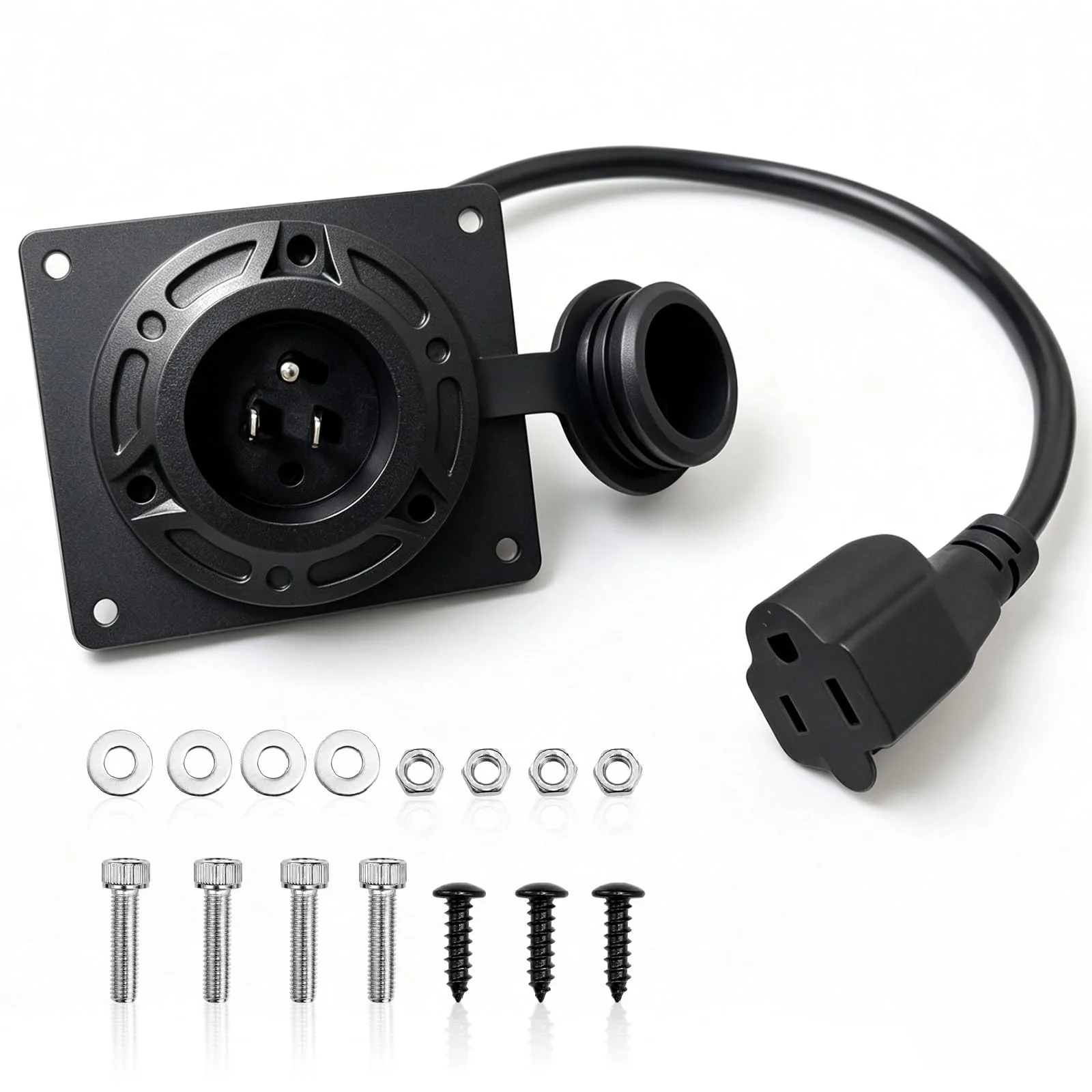 lodfGL 120V Charger Port Adapter for E-Z-GO TXT36