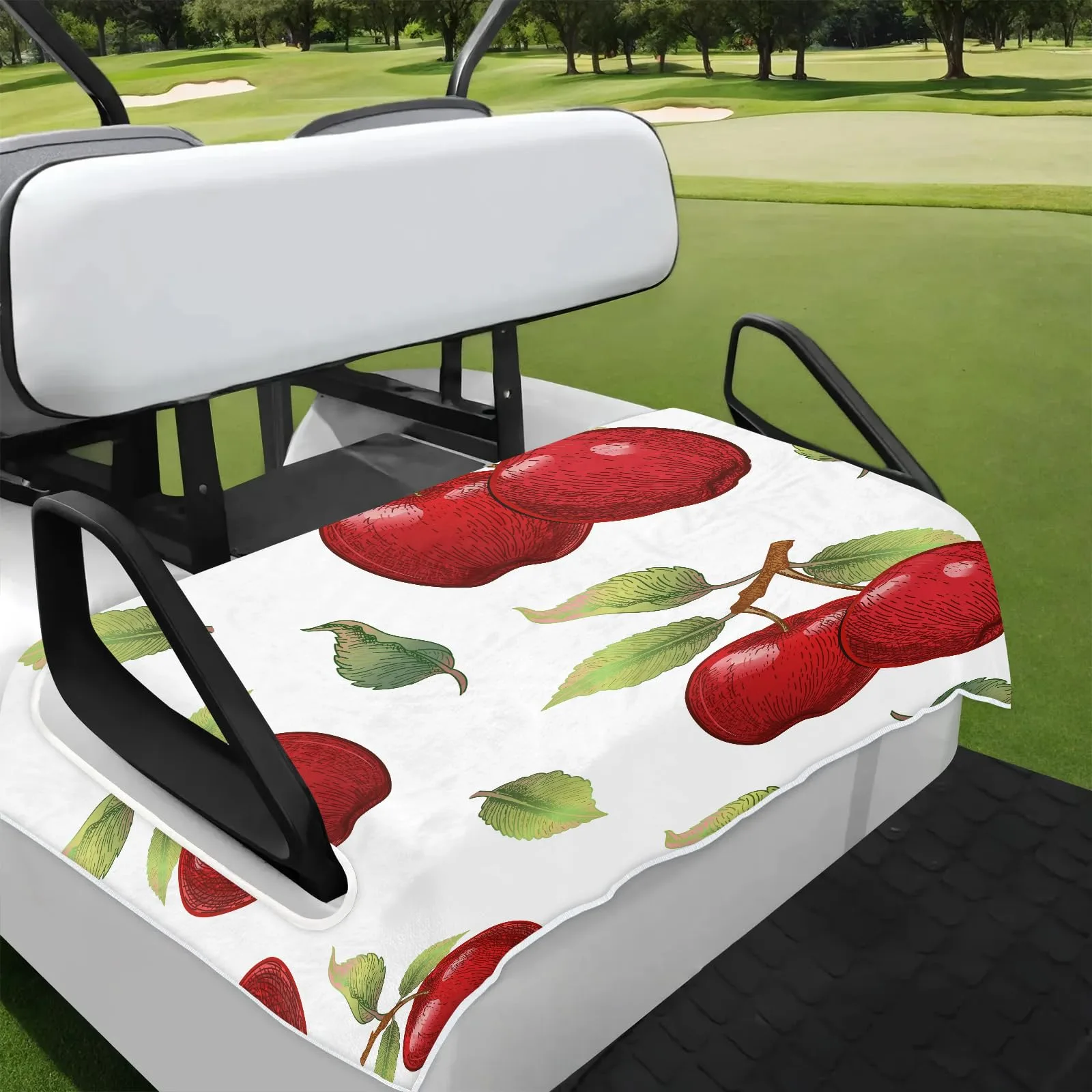 Tiveruda Golf Cart Seat Cover for Double Seats, 51 x 31 in
