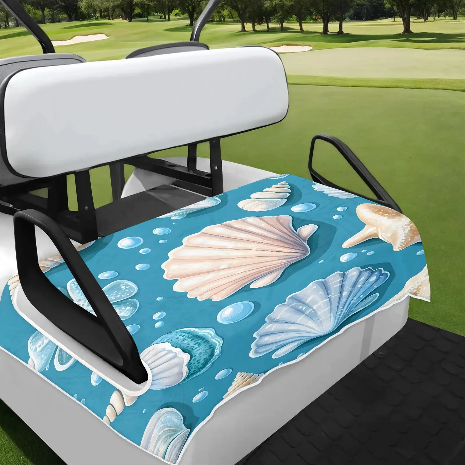 Tiveruda Golf Cart Seat Cover for Double Seats 51 x 31 in