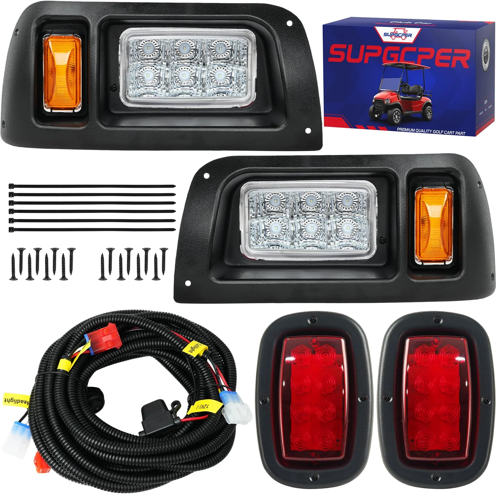 SUPGCPER LED Light Kit for Club Car DS 1993+