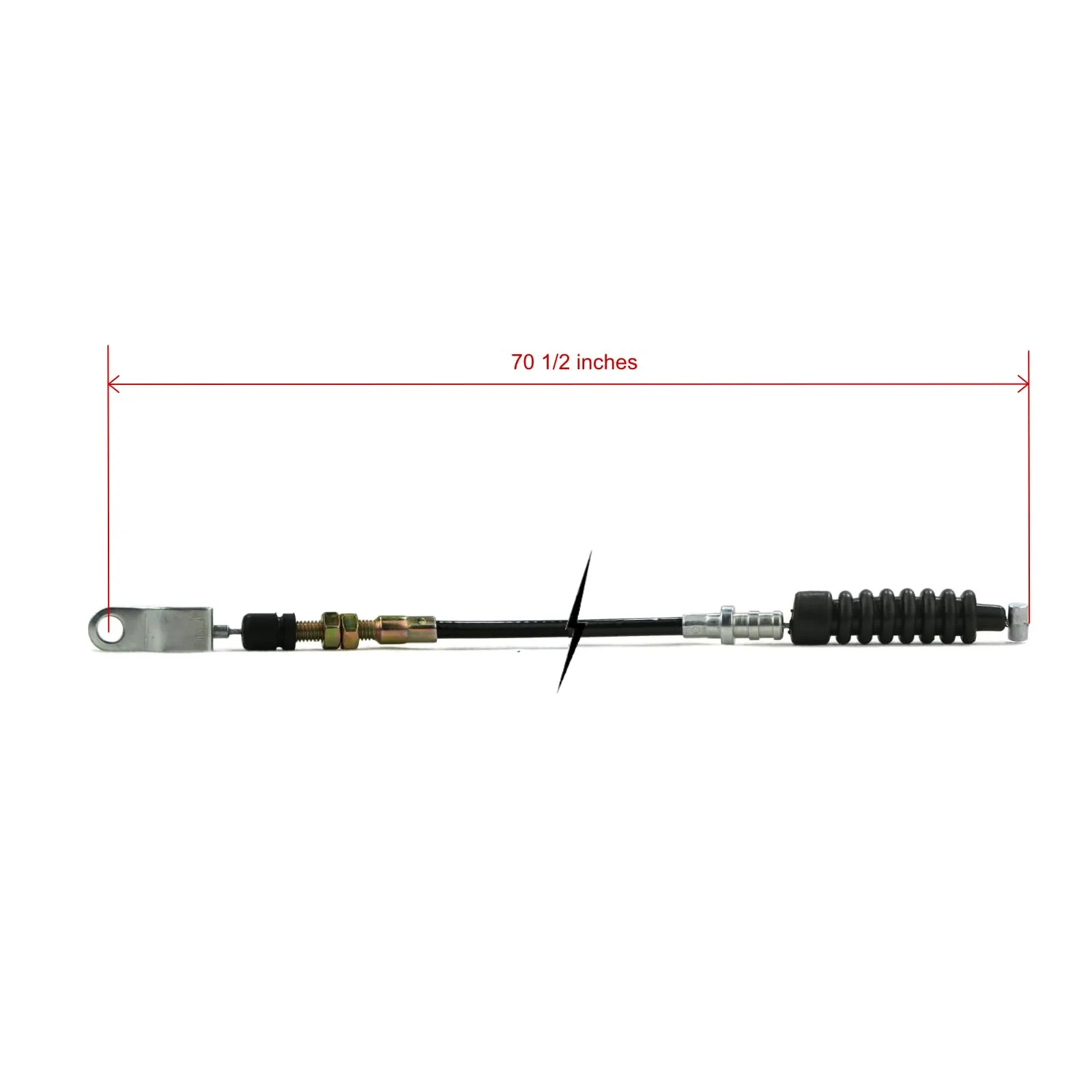 The ROP Shop Accelerator Cable for Nivel 373 Golf Cart Motor image 3