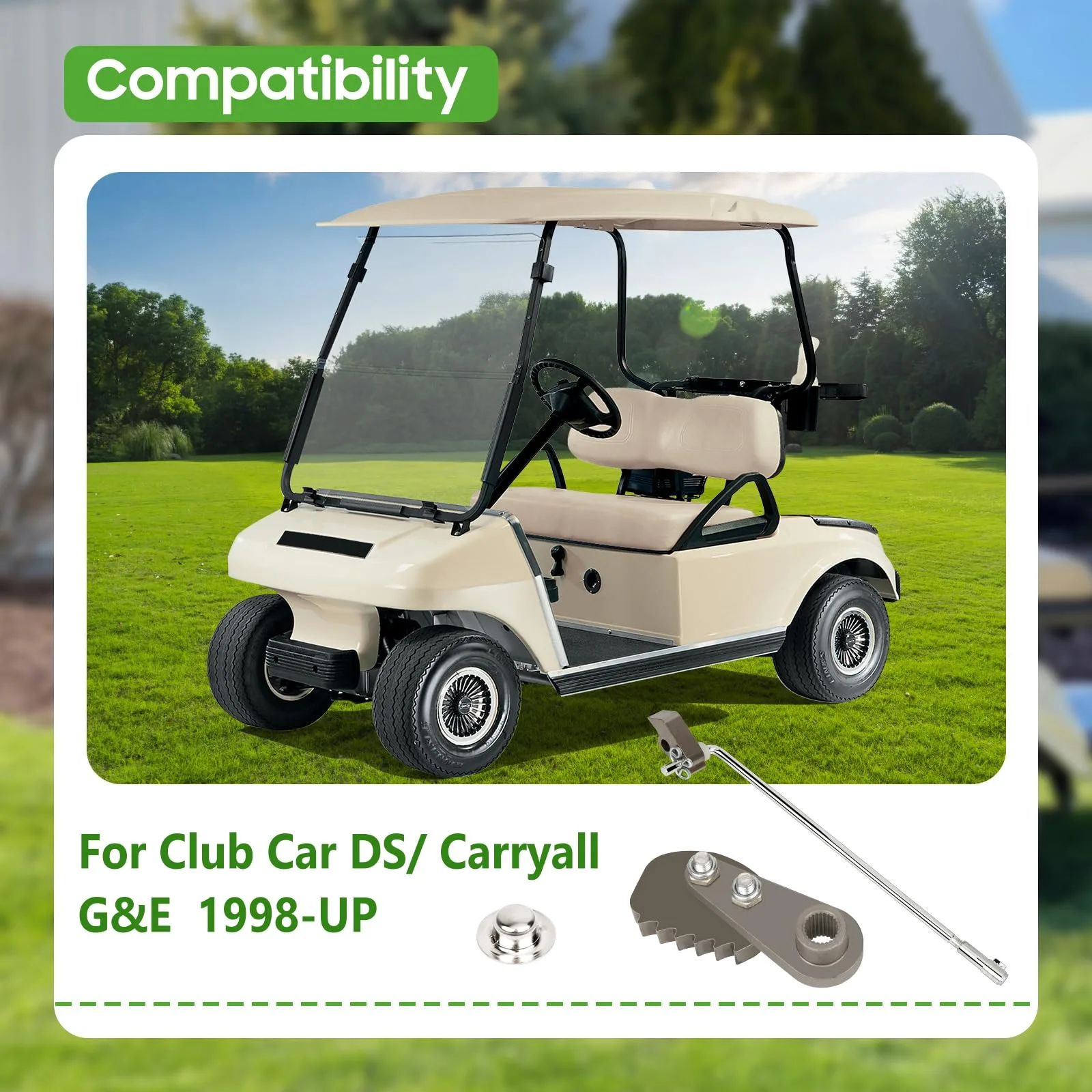 10L0L Park Brake Latch Kit for Club Car DS 1995+ image 3