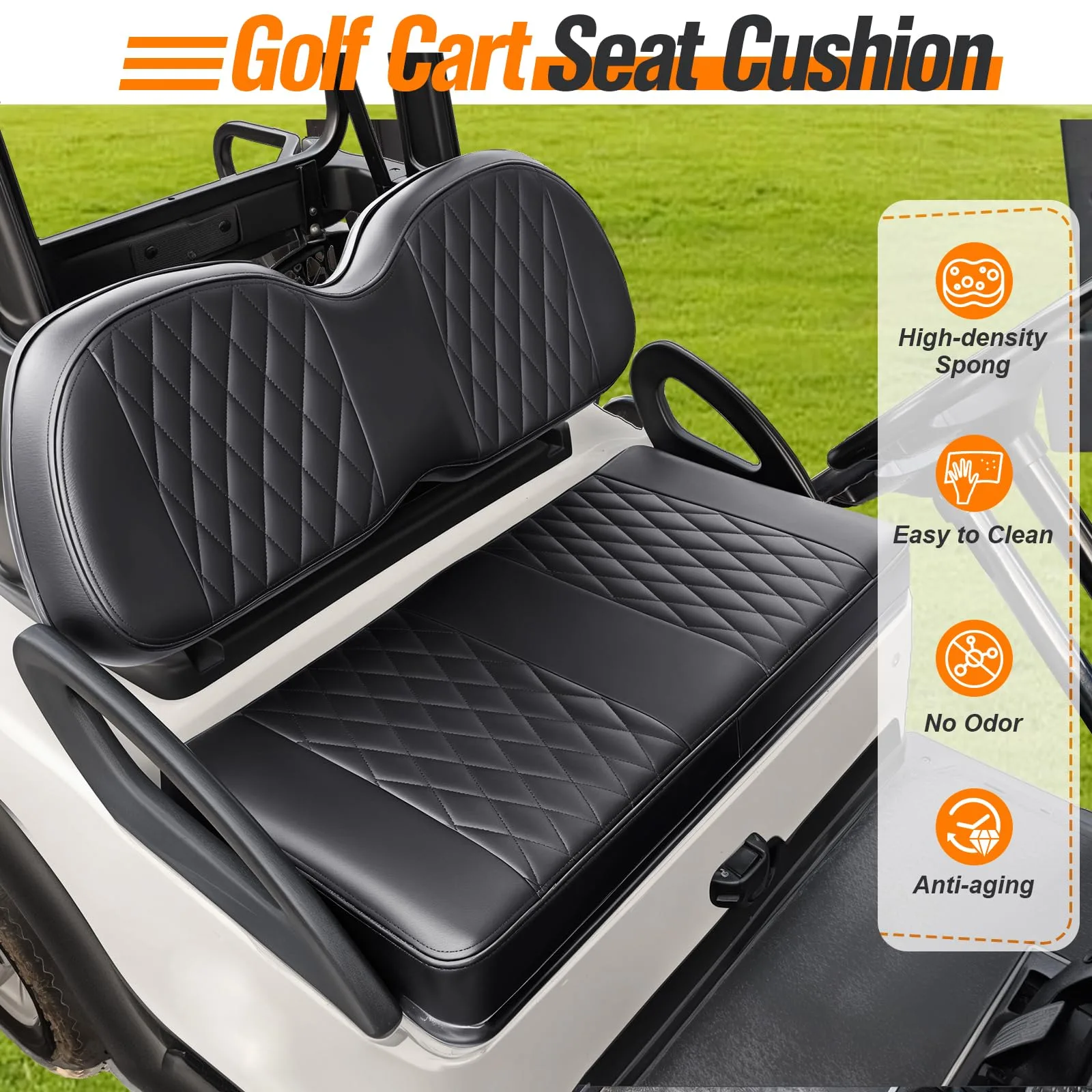 GODCTSUP Front Seat Cushion Set for Club Car Precedent image 2