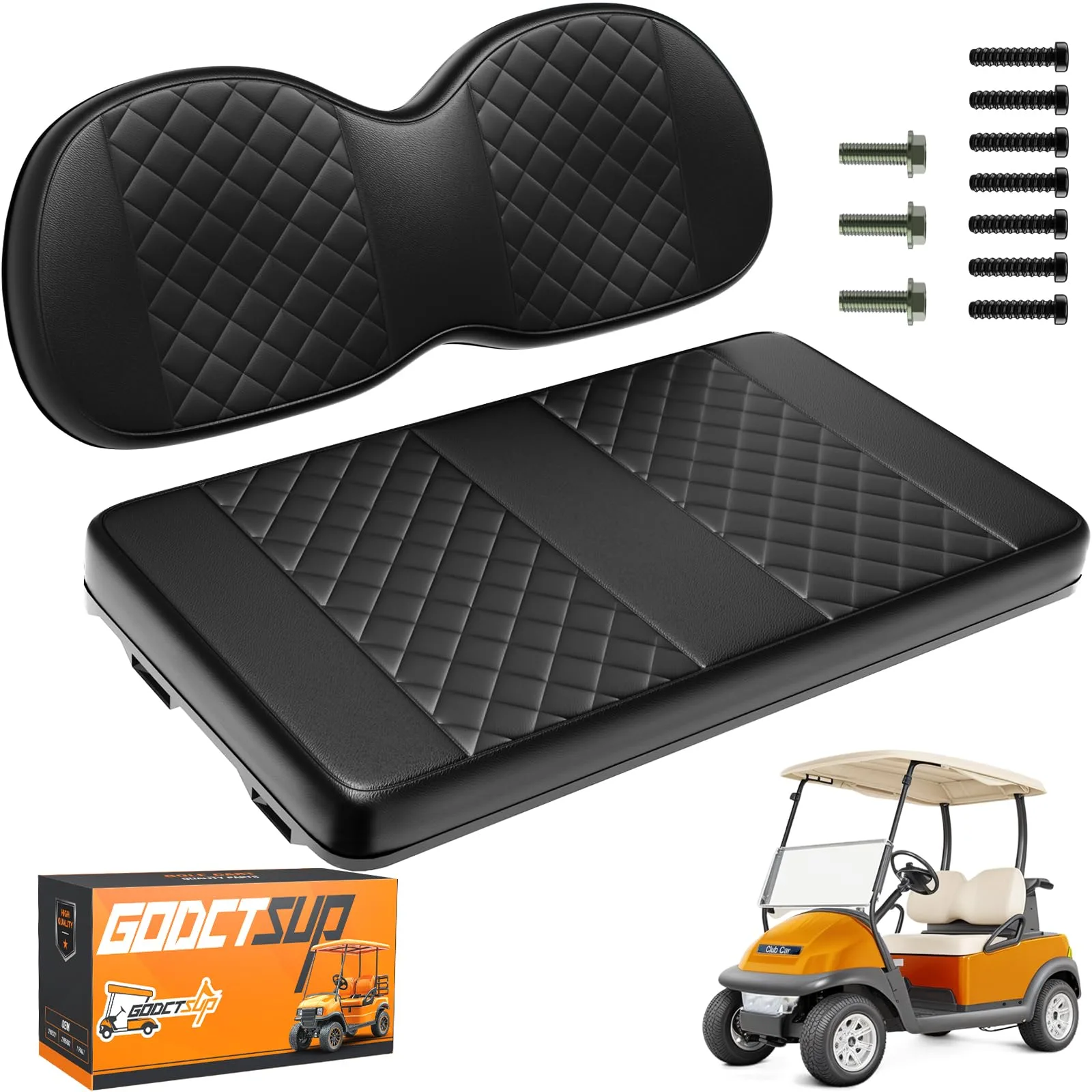 GODCTSUP Front Seat Cushion Set for Club Car Precedent