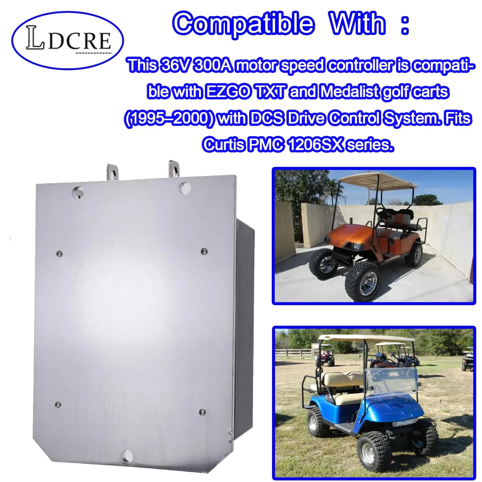 LDCRE 36V 300A Controller for E-Z-GO TXT and Medalist image 4