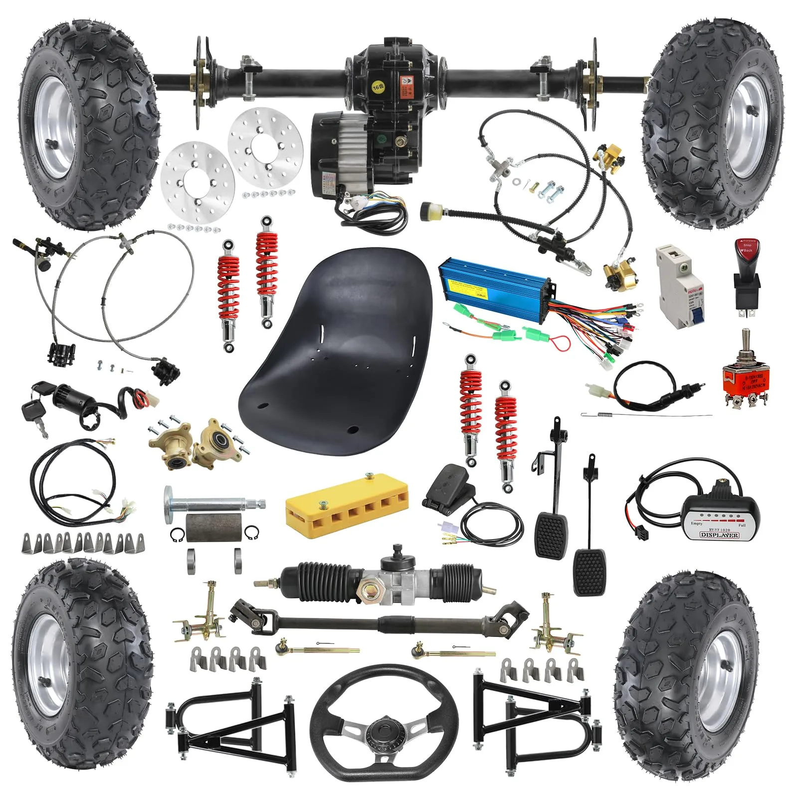 YC Yier 72V 1500W Golf Cart Upgrade Kit