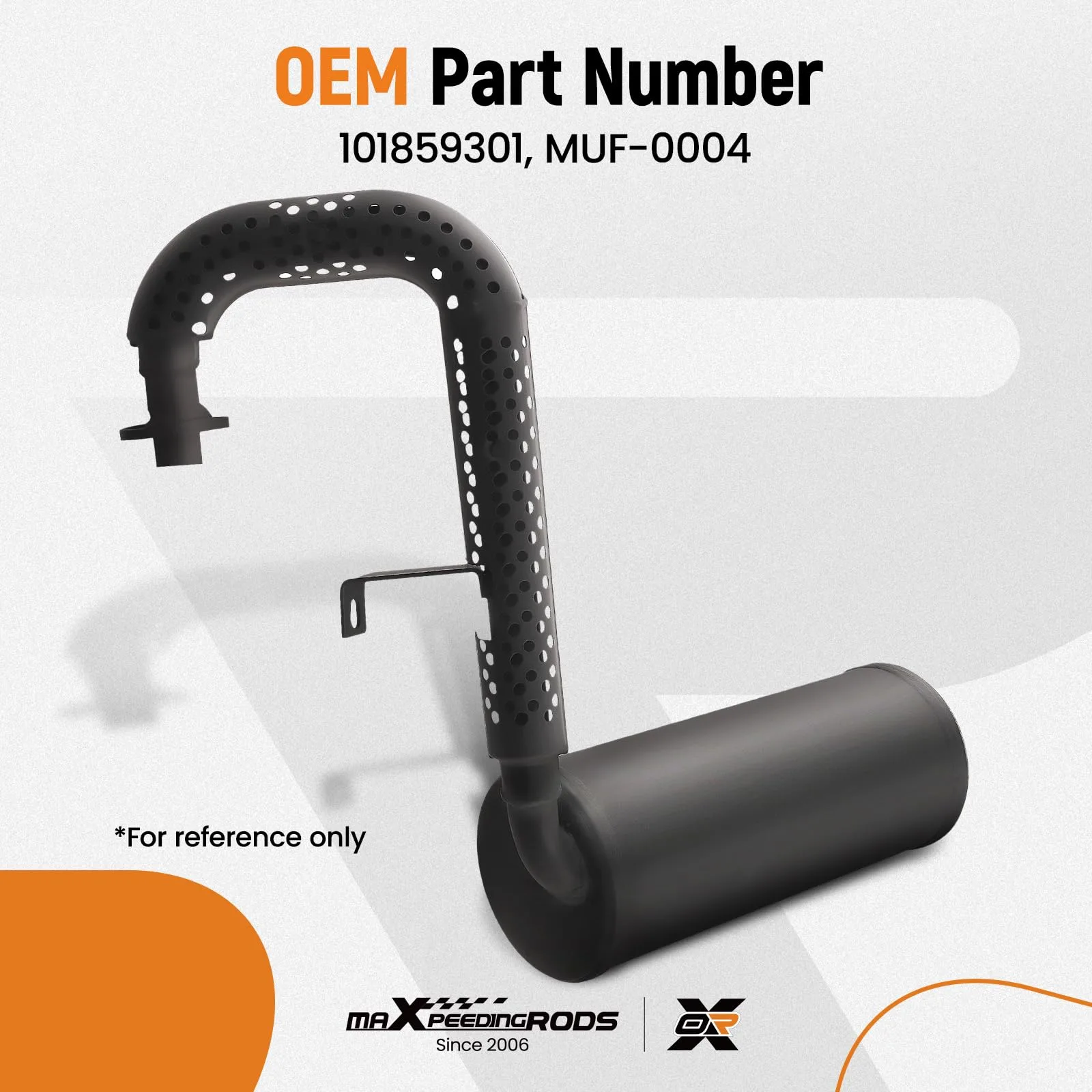 maXpeedingrods WZ83CI Muffler for Club Car DS FE290 image 3