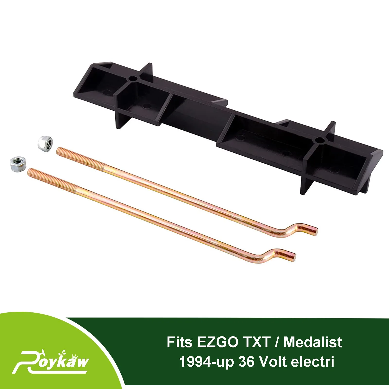 Roykaw E-Z-GO Battery Hold-Down Plate and Rod Kit image 2