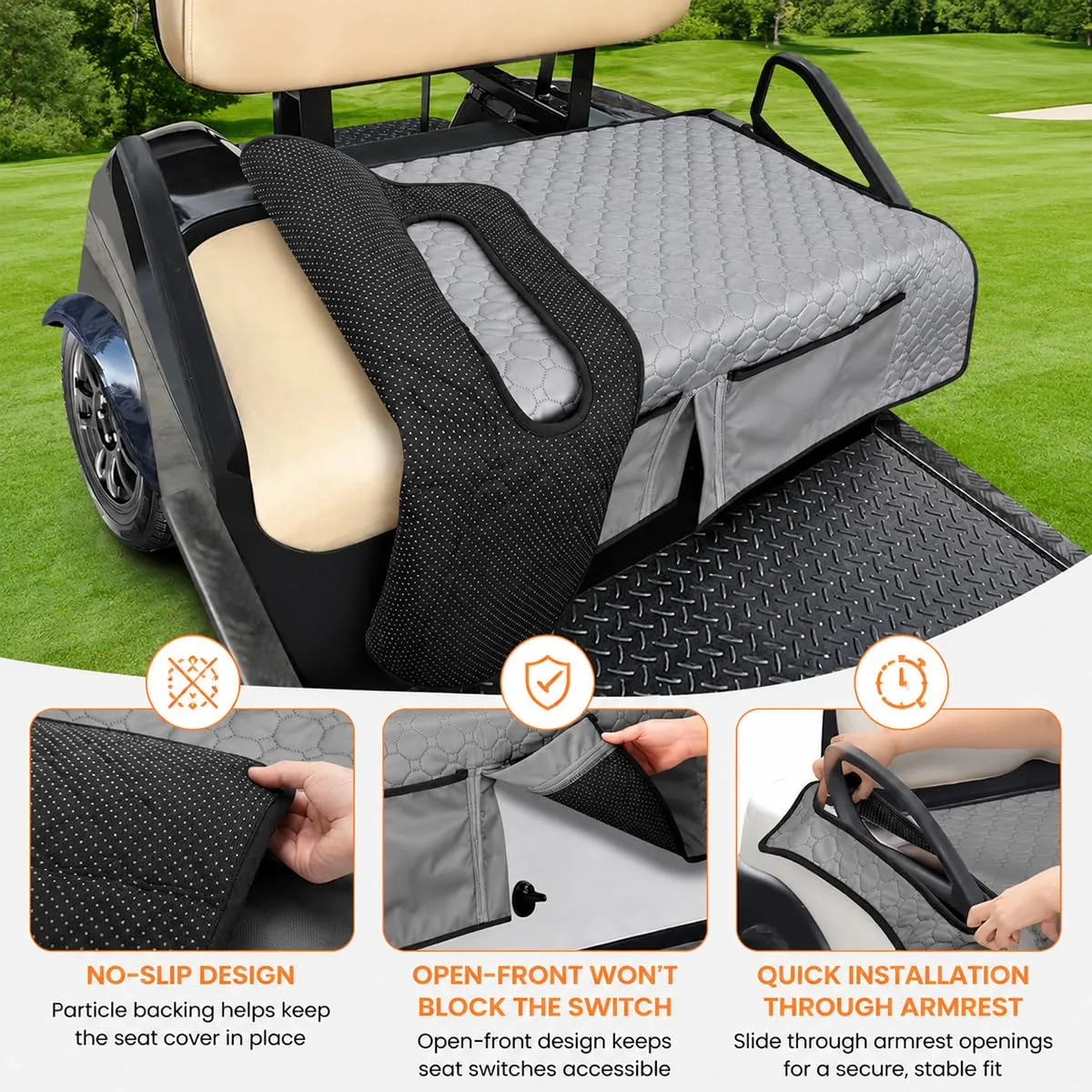 YNCTCWX Seat Cover for GEM E825 2 Passenger 1999-2004 image 4