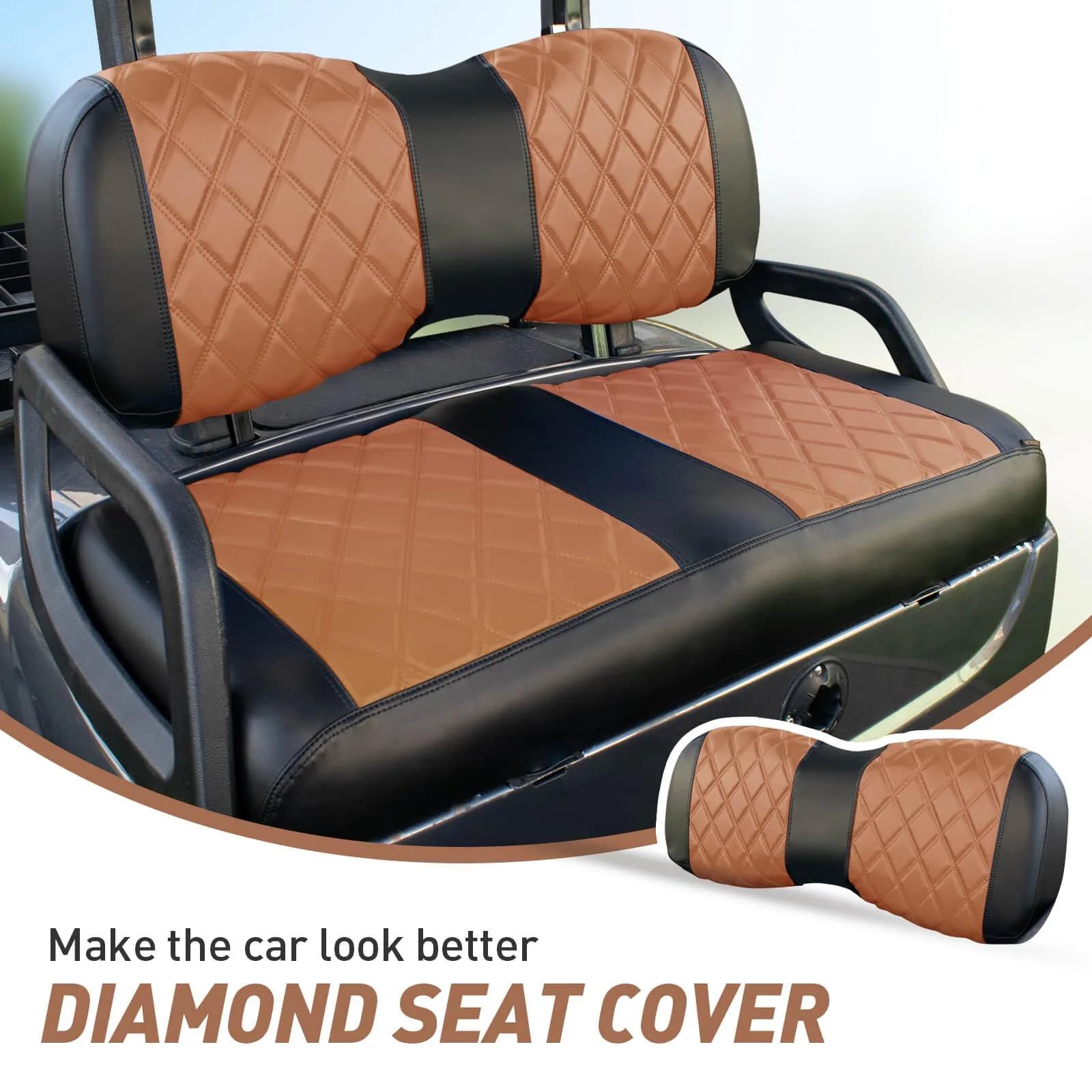 NOKINS Yamaha Drive G29/Drive 2 Diamond Seat Cover Kit image 2