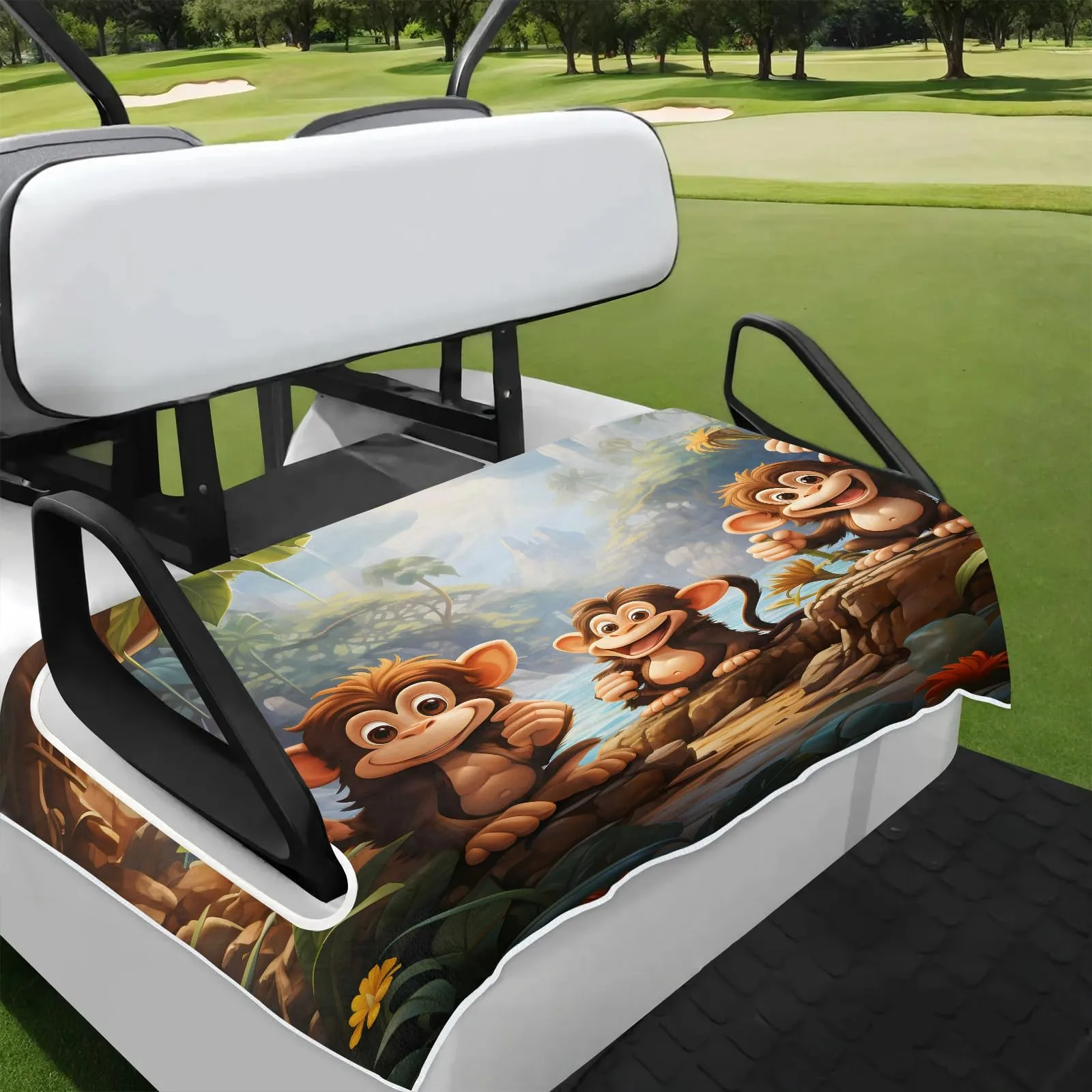 Tiveruda Golf Cart Seat Cover for Double Seats