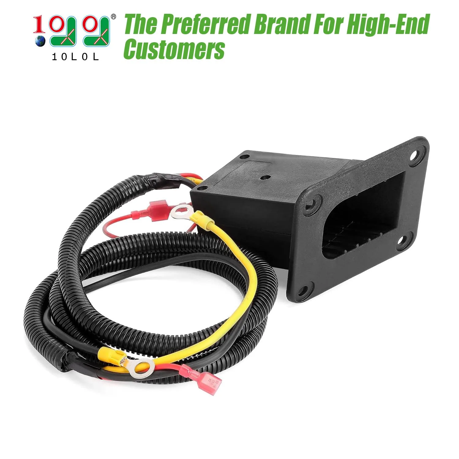 10L0L 36V E-Z-GO Charger Receptacle with Wiring Harness image 2