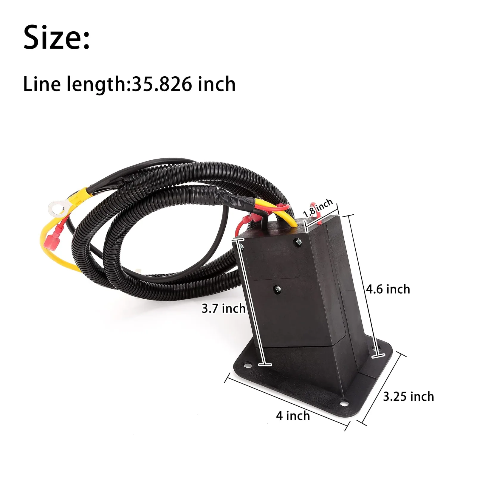 10L0L 36V E-Z-GO Charger Receptacle with Wiring Harness image 4